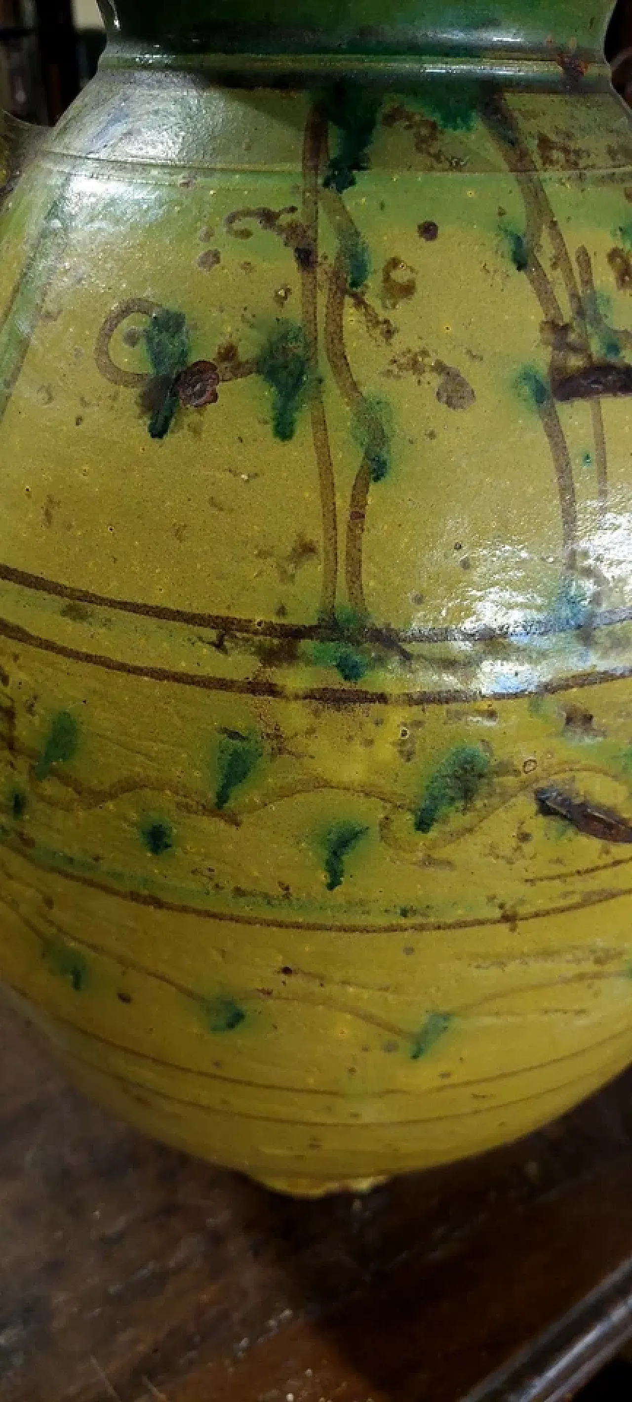 Orcio in terracotta smaltata, '800 8