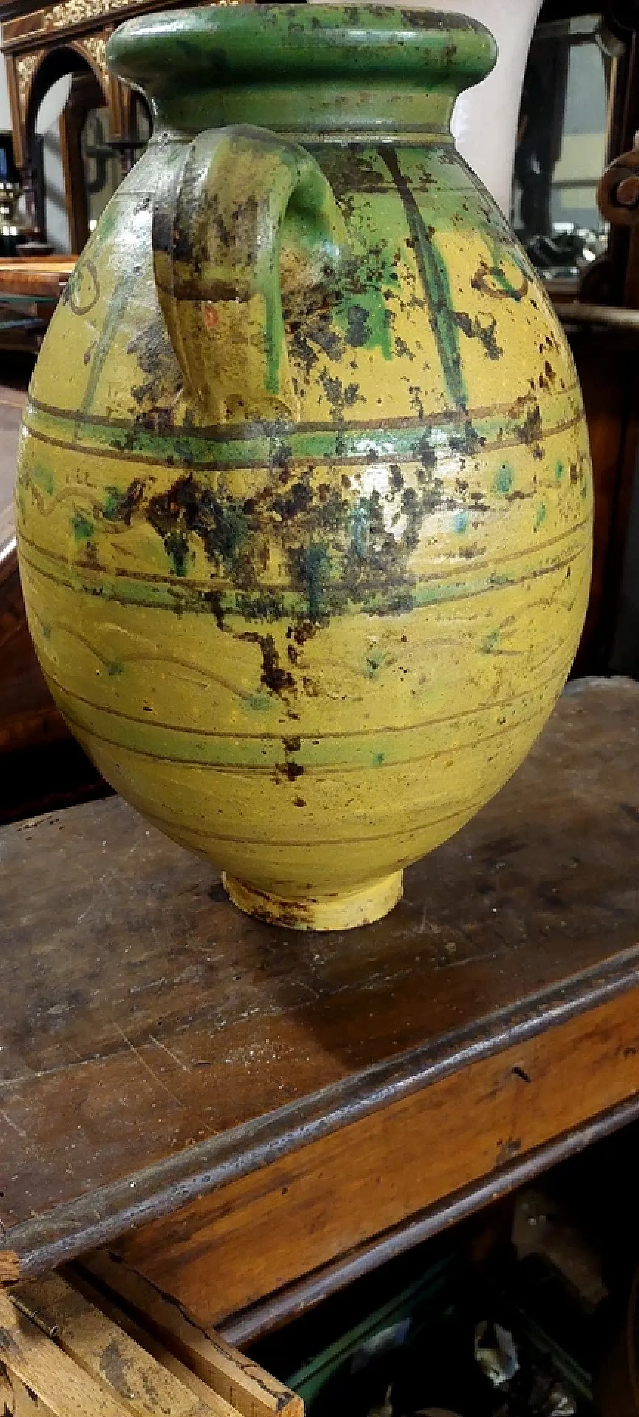 Orcio in terracotta smaltata, '800 11