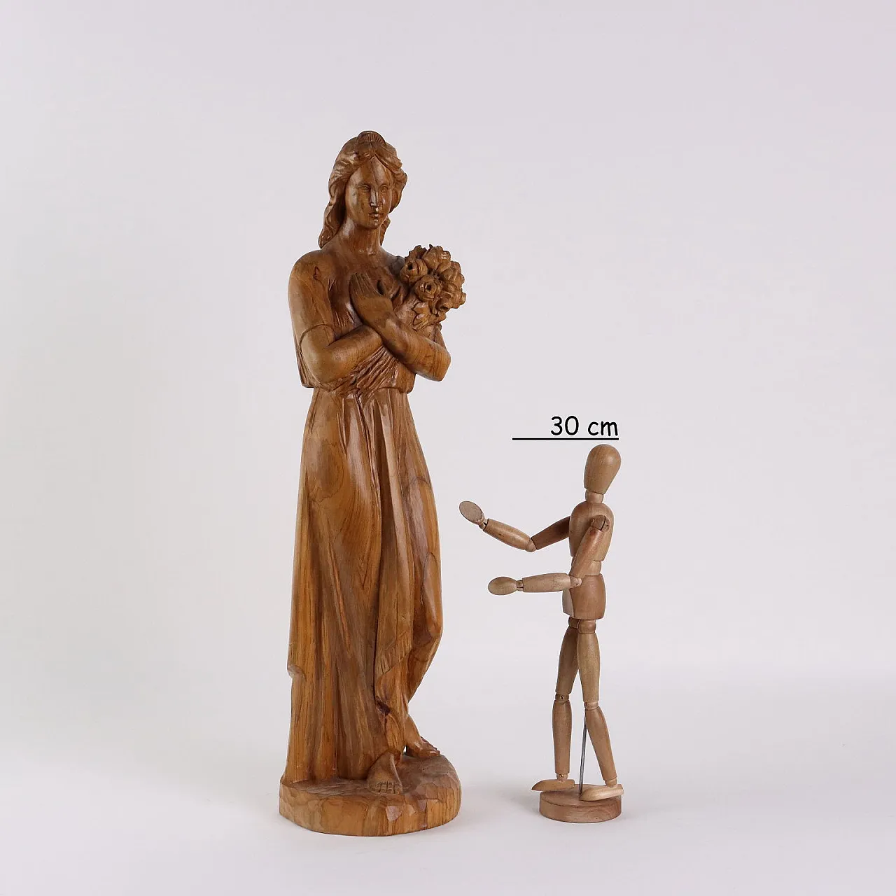 Scultura in legno di ulivo, '900 2