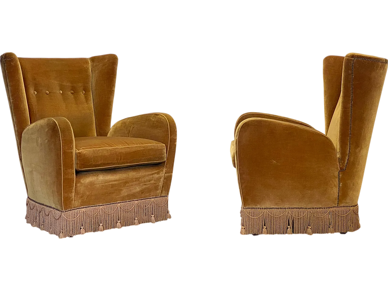 Pair of armchairs, 60s 13