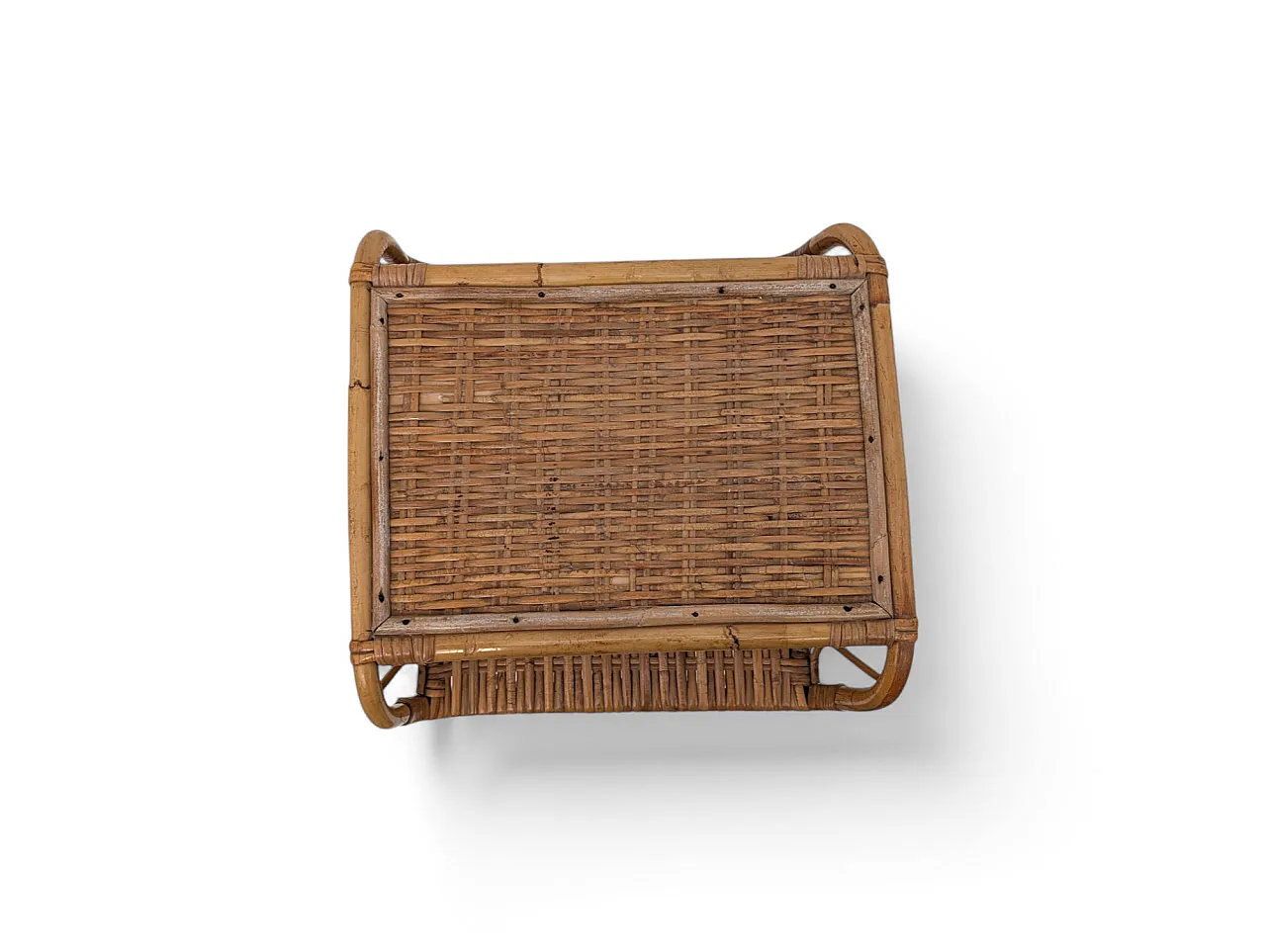 Tavolino in legno di bambù anni 60 4