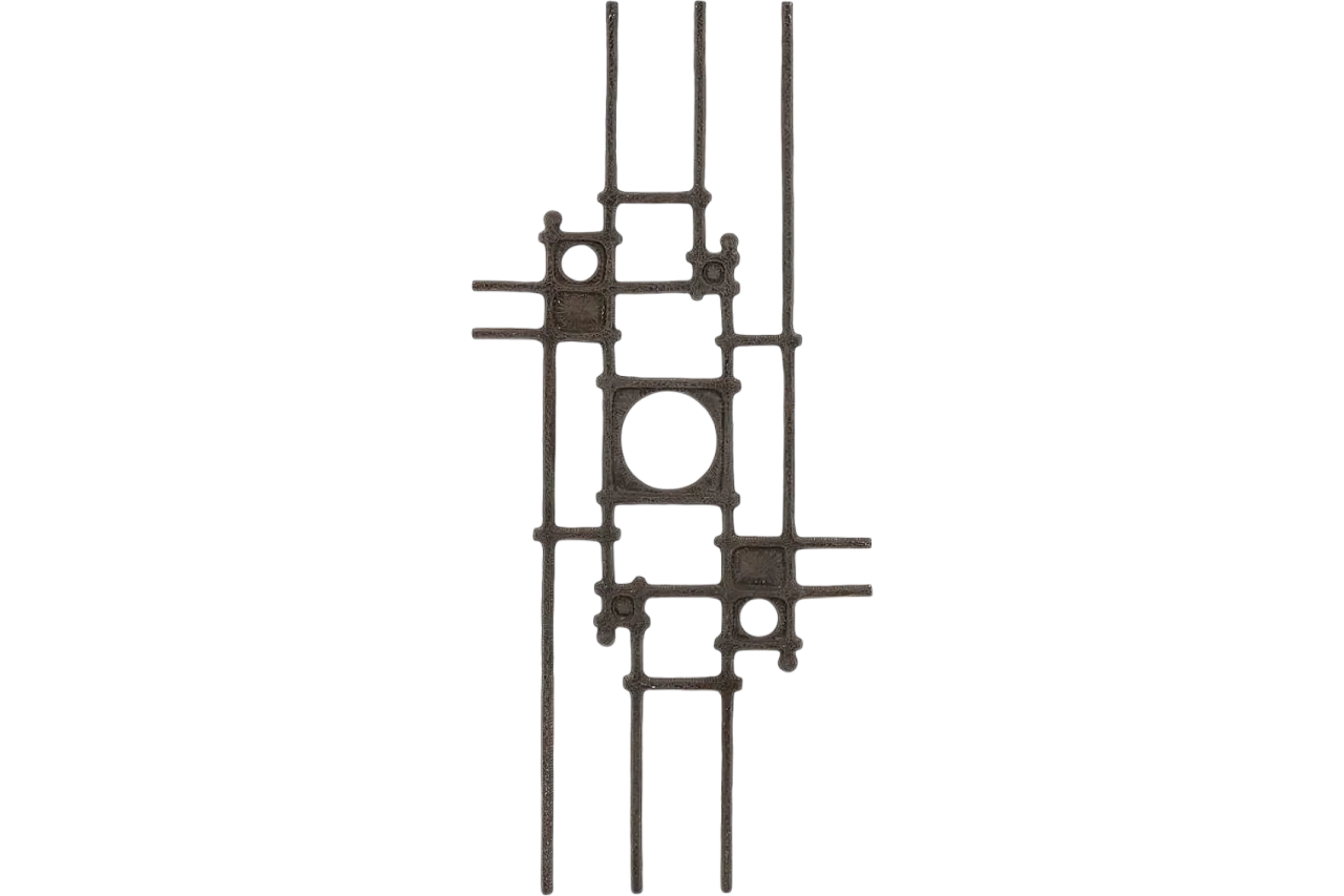 Scultura brutalista di superficie, anni '80 8