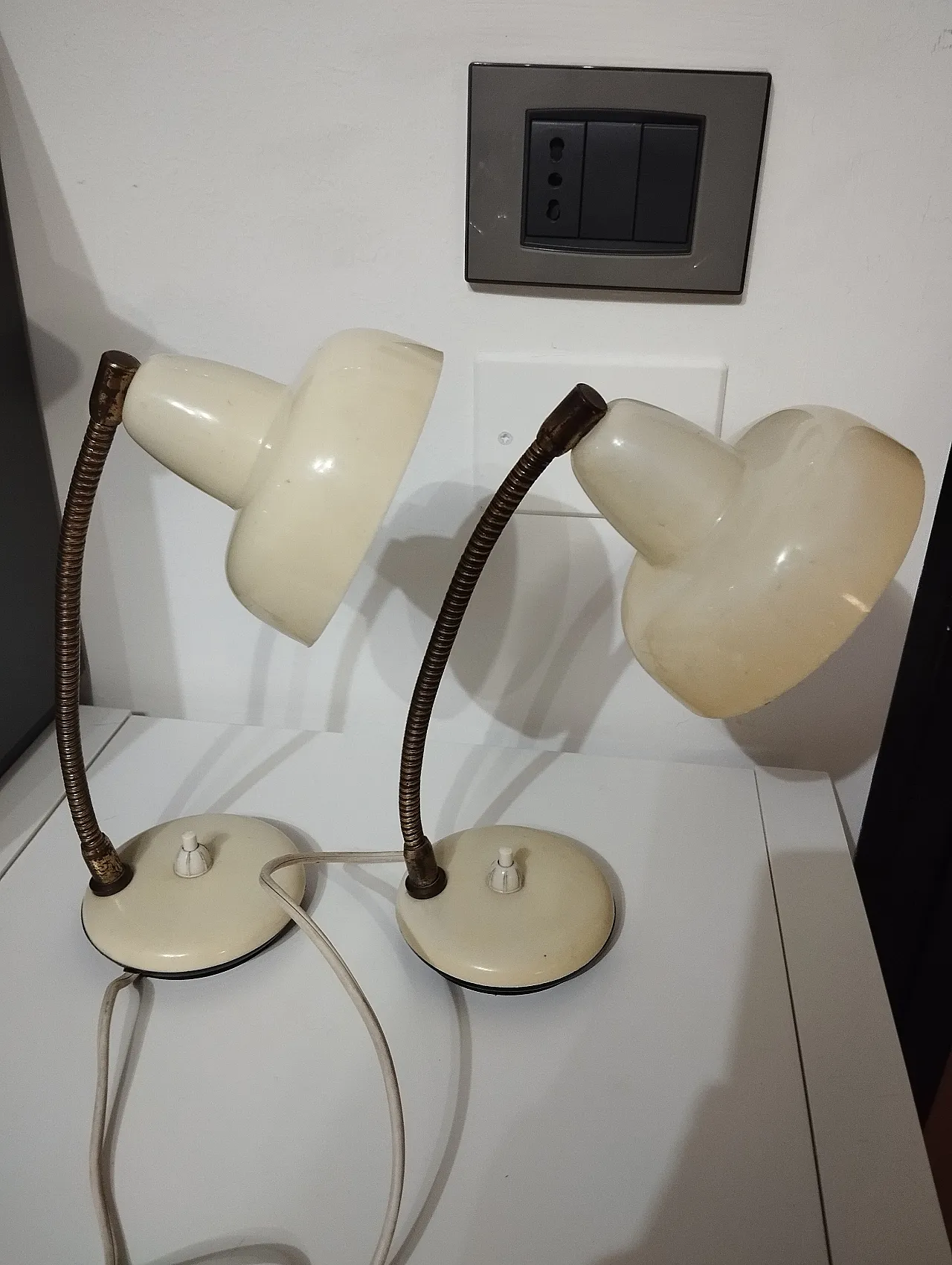 2 table lamps 60s 1
