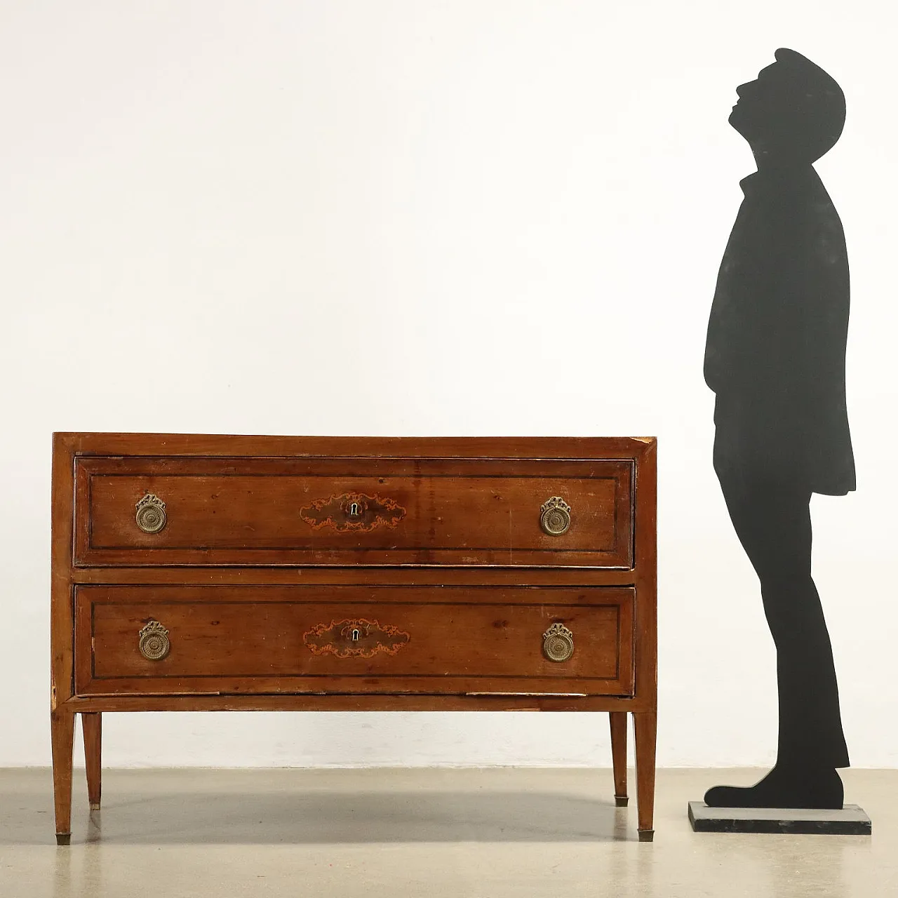 Comò Neoclassico impiallacciato in ciliegio, fine '700 2