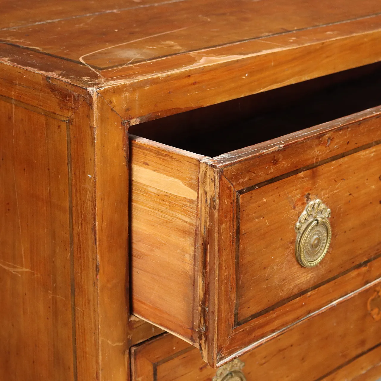 Comò Neoclassico impiallacciato in ciliegio, fine '700 3