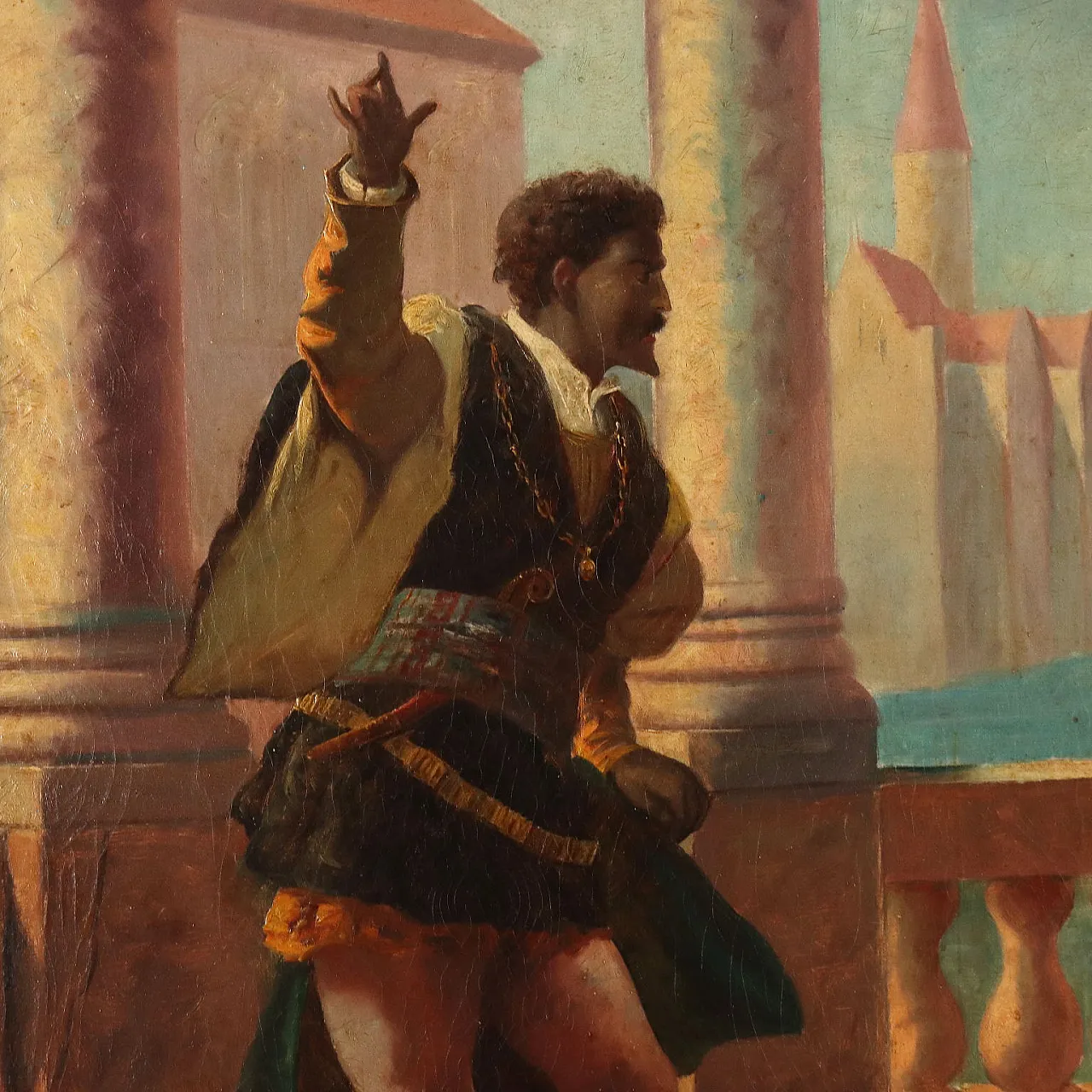 Copy from C. L. F. Becker, Othello and Desdemona, oil on canvas 3