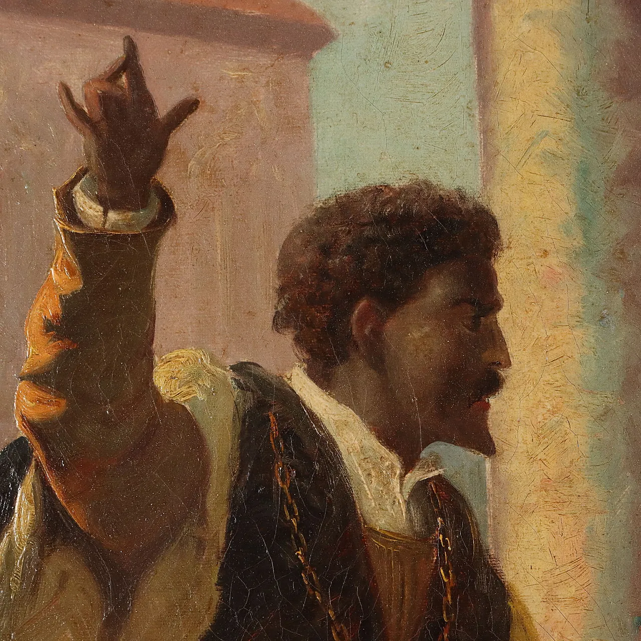 Copy from C. L. F. Becker, Othello and Desdemona, oil on canvas 4