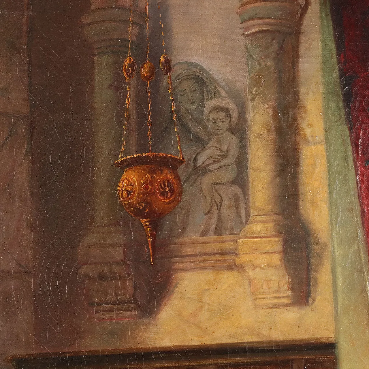 Copy from C. L. F. Becker, Othello and Desdemona, oil on canvas 8