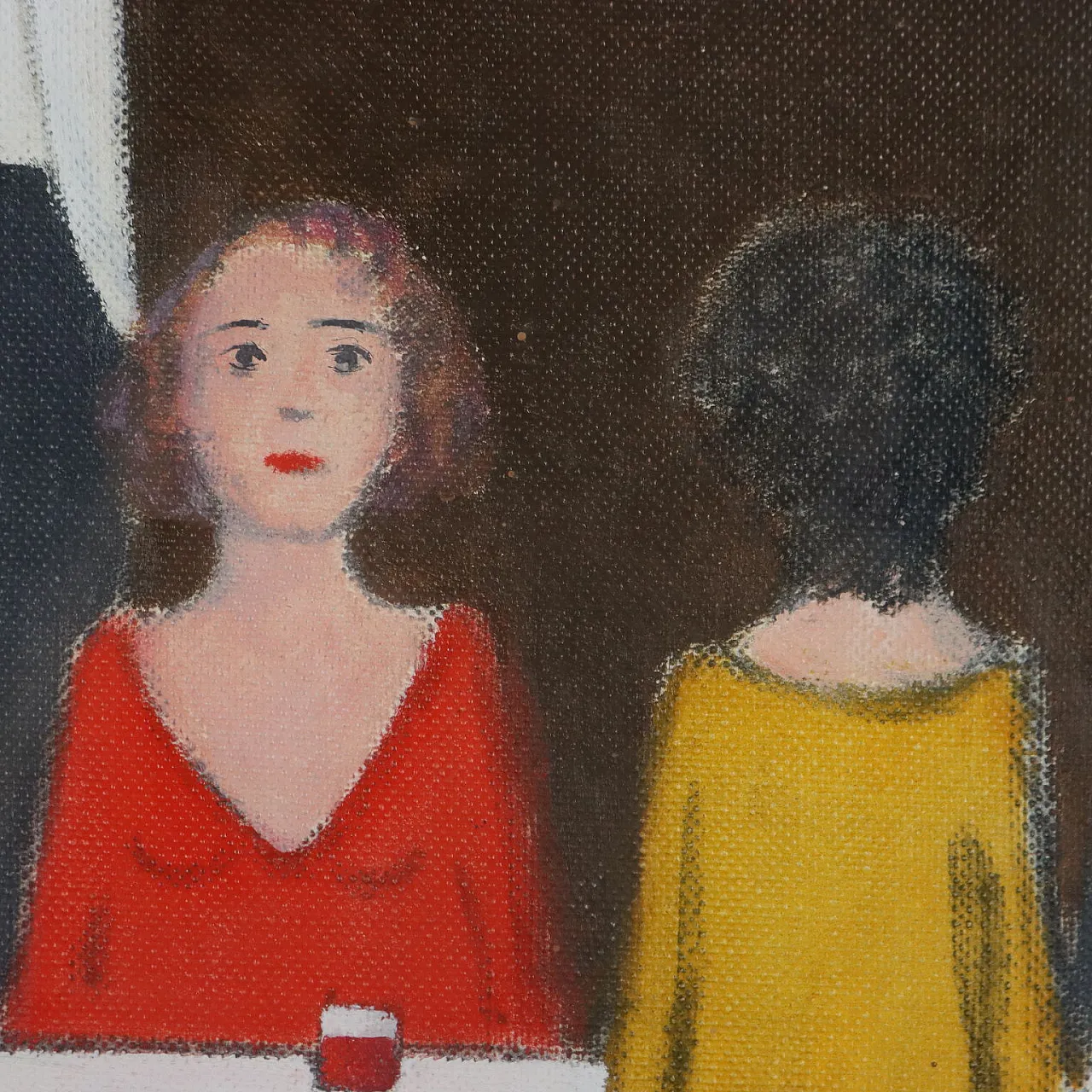 Painting by Walter Pozzi, oil on canvas, 20th century 6