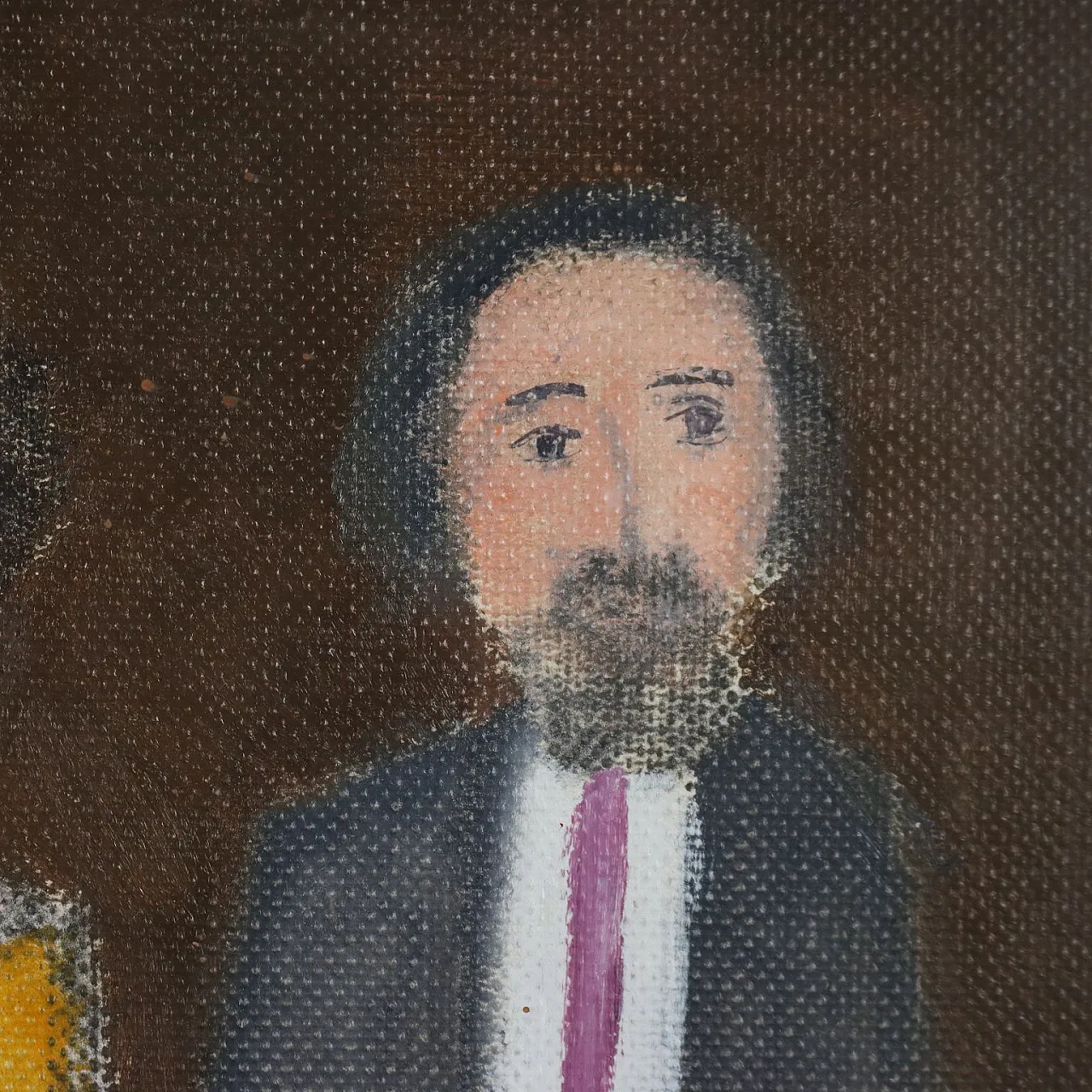 Painting by Walter Pozzi, oil on canvas, 20th century 7