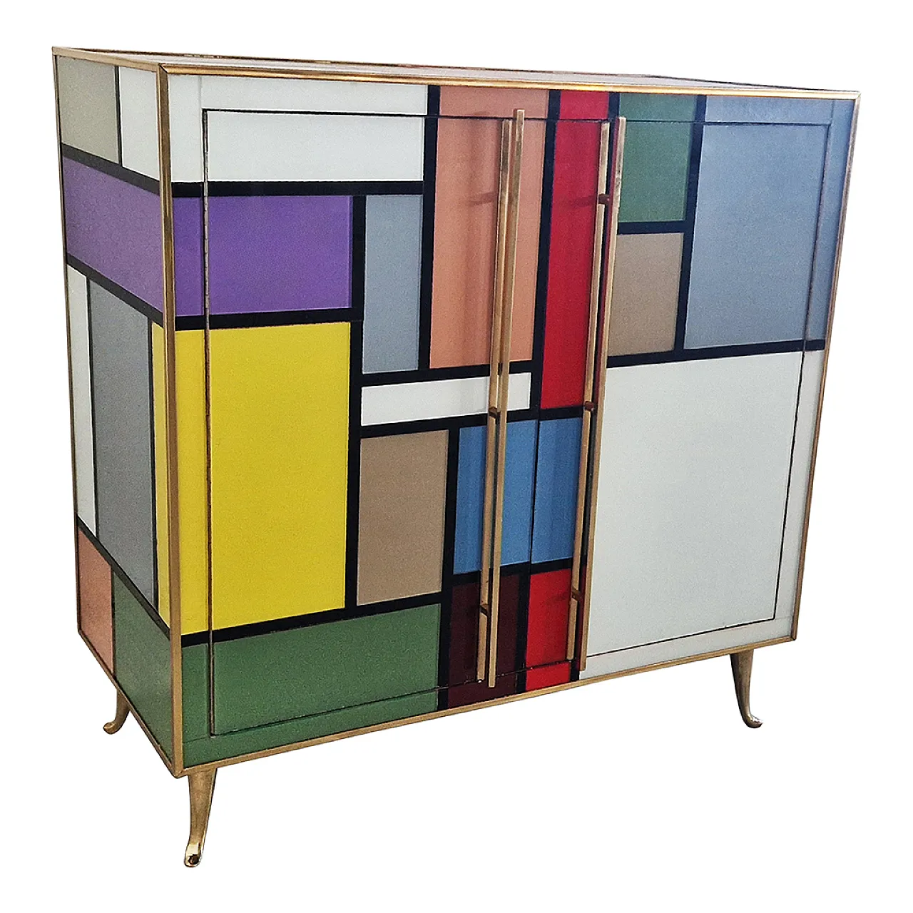 sideboard two glass doors, 1990s 2