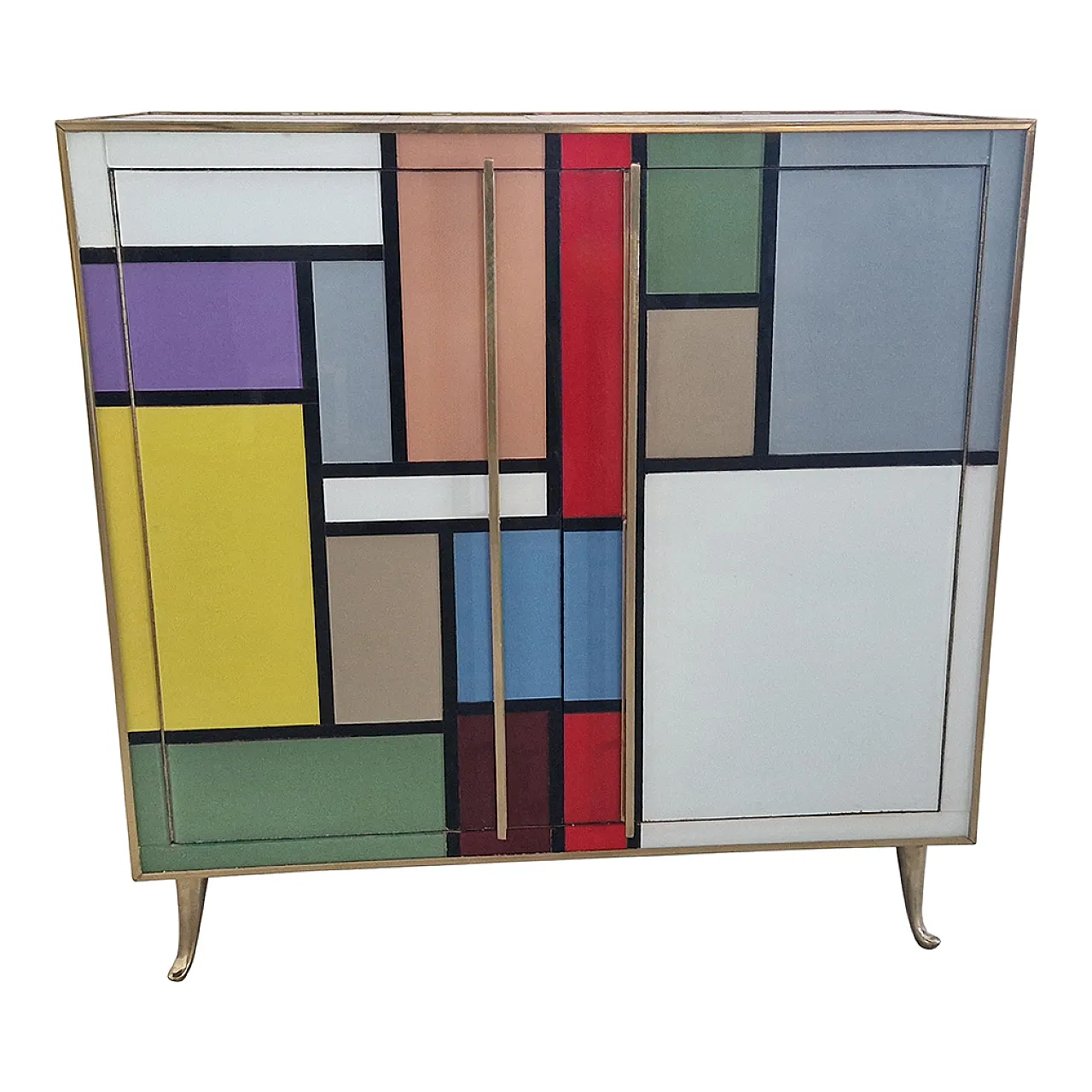 sideboard two glass doors, 1990s 3