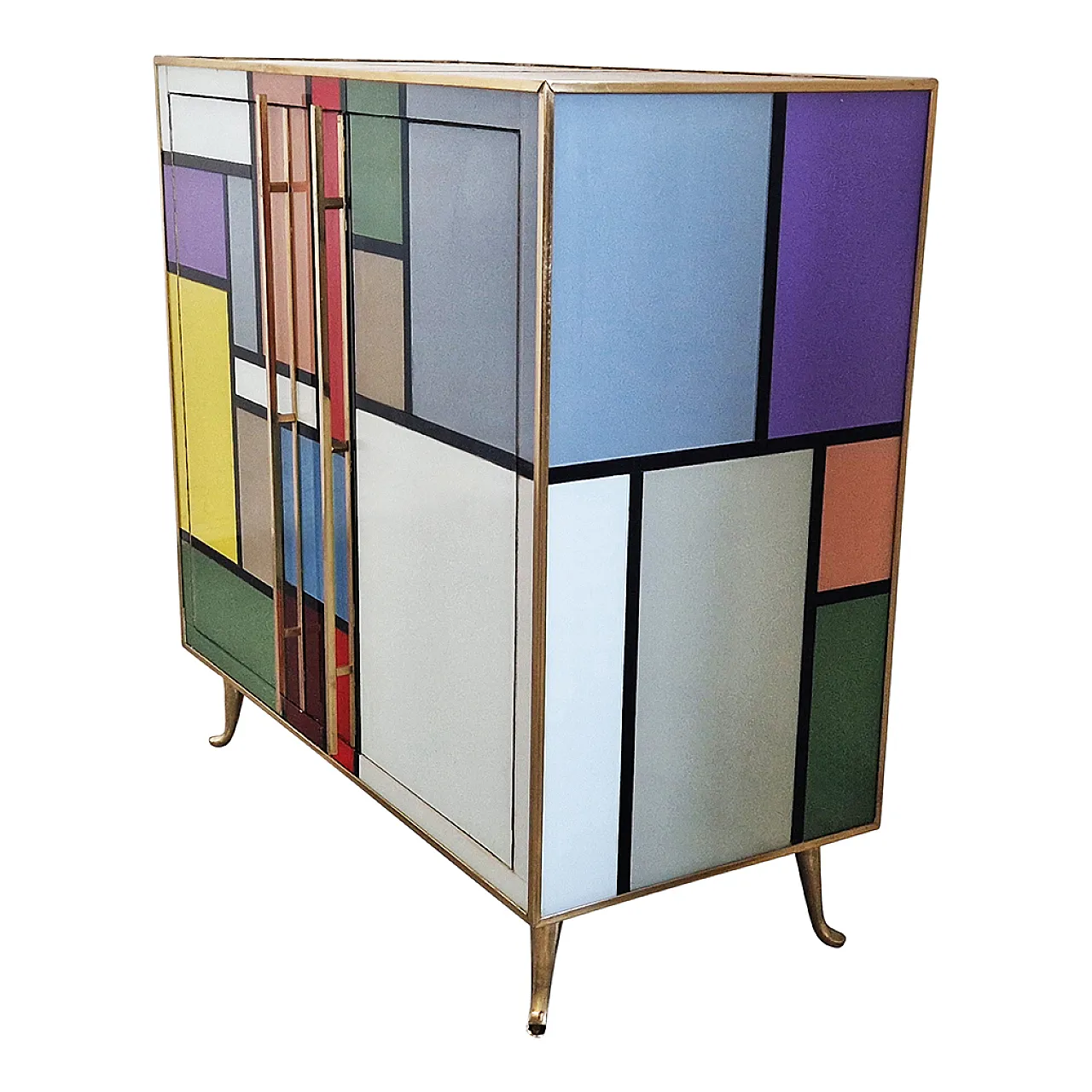 sideboard two glass doors, 1990s 5