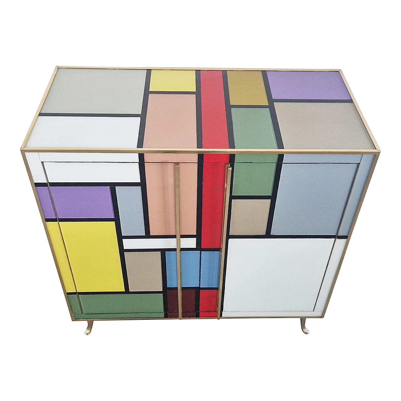 sideboard two glass doors, 1990s 7