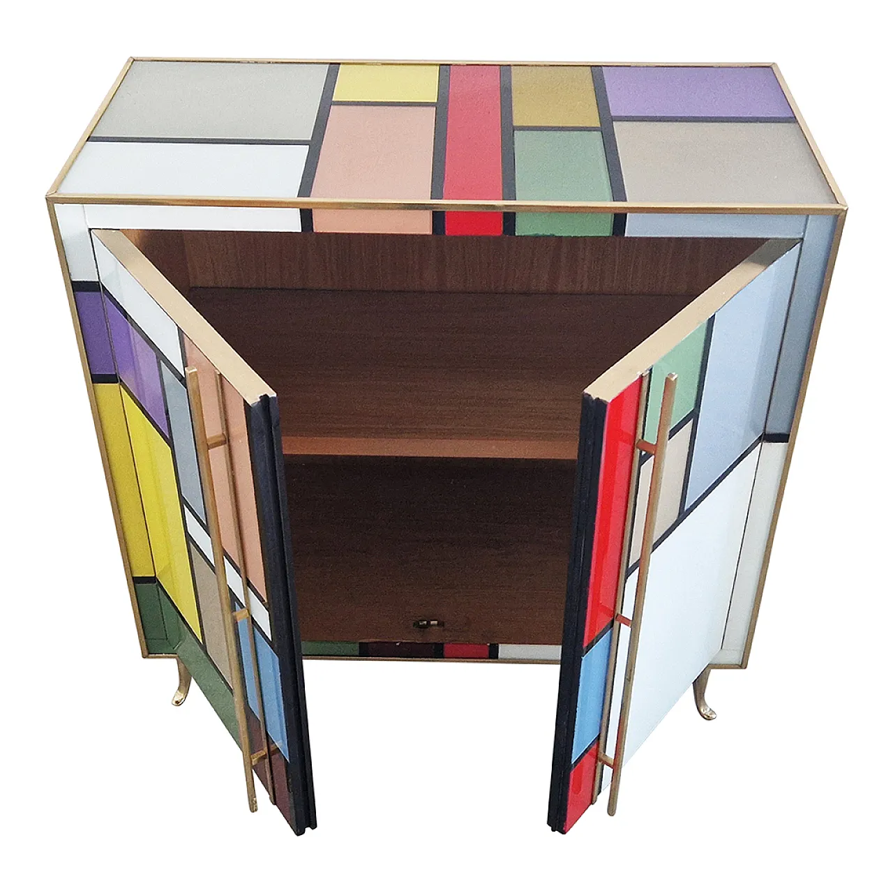 sideboard two glass doors, 1990s 9