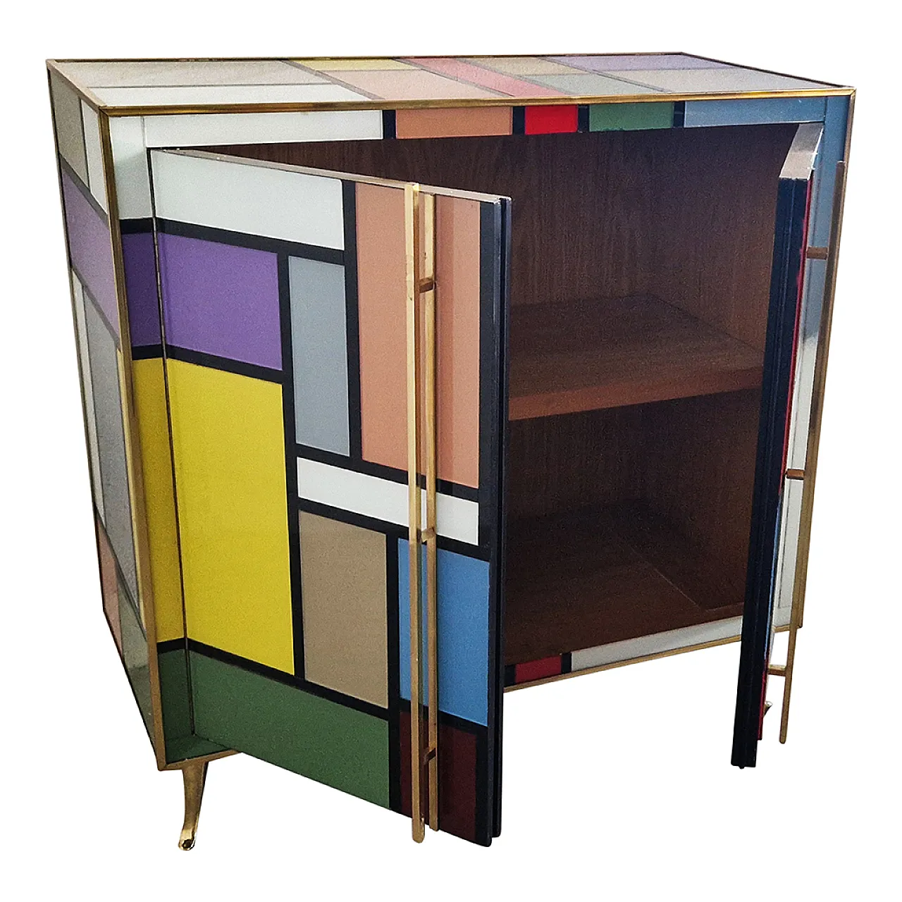 sideboard two glass doors, 1990s 10