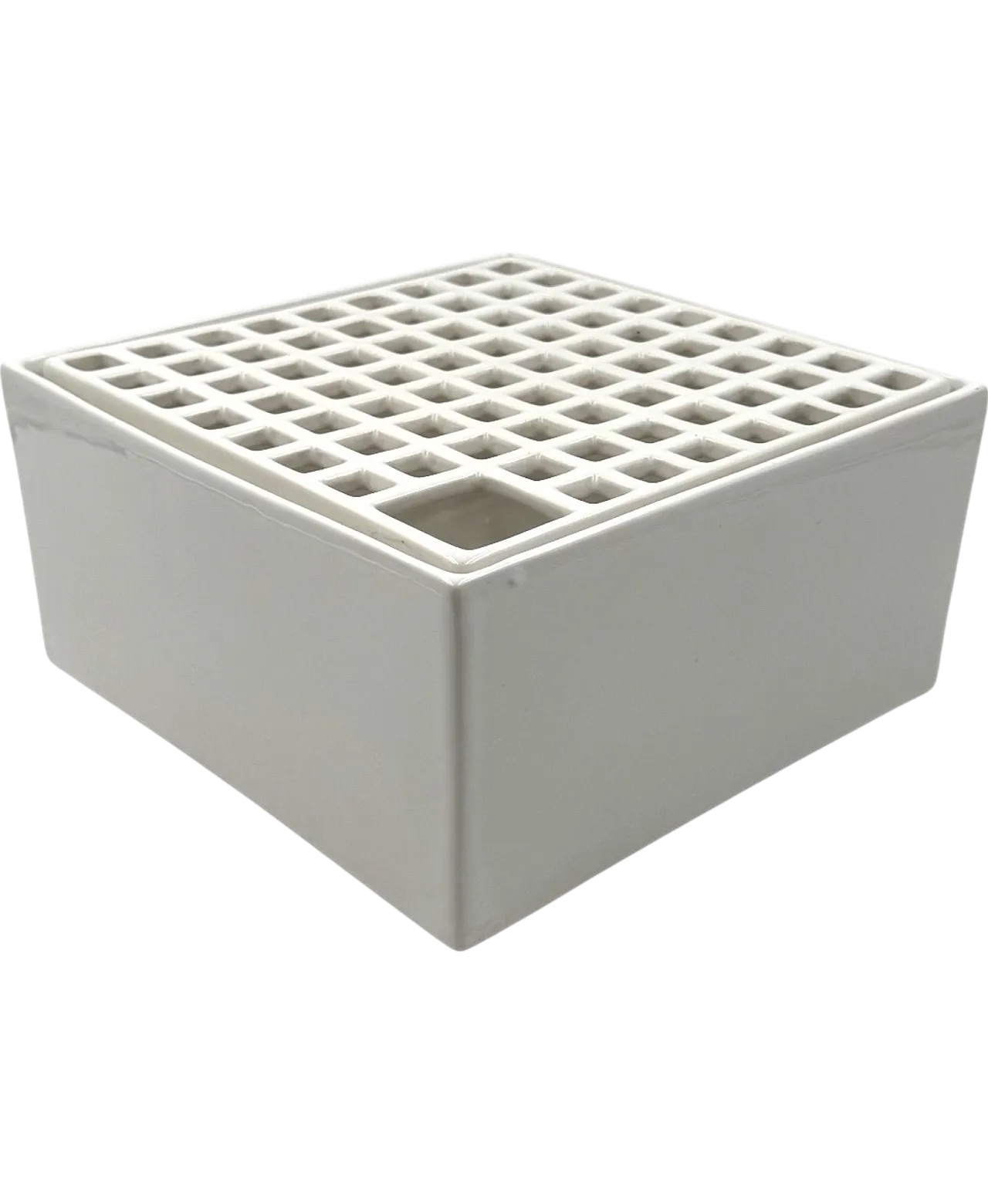 White Space Age Mod. Ikebana C Ceramic Vase by Studio Opi, 70s 13