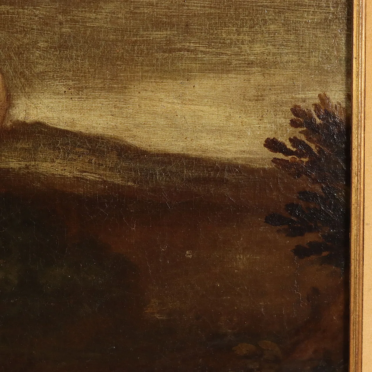 The expulsion of Adam and Eve, oil on canvas, 18th century 7