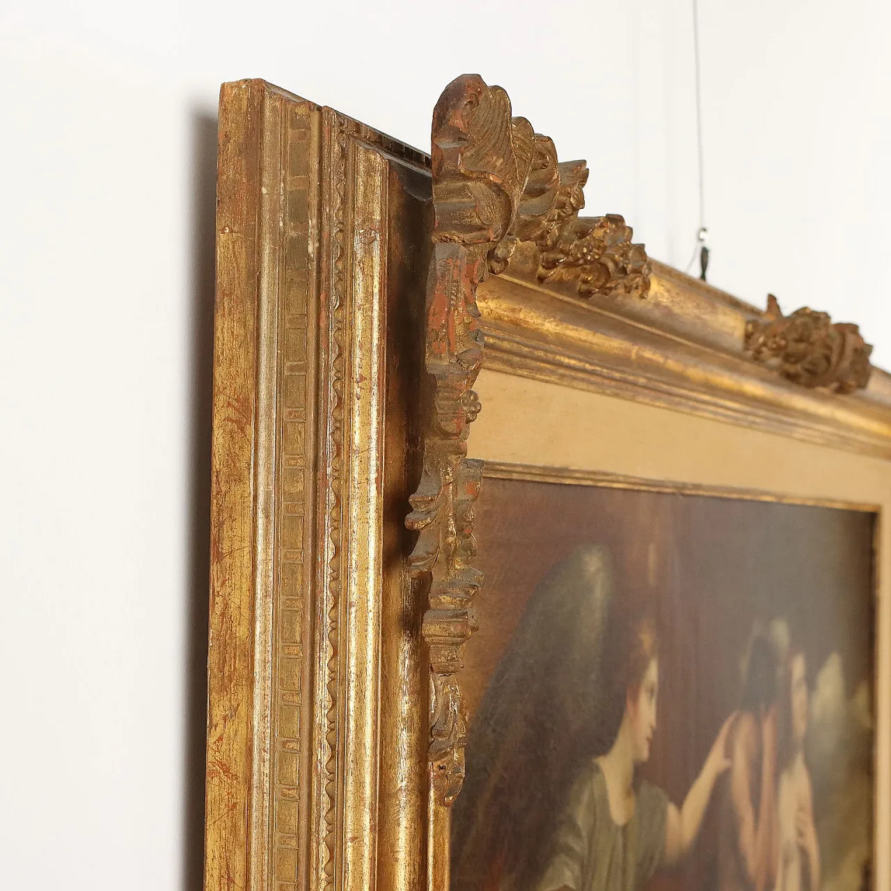 The expulsion of Adam and Eve, oil on canvas, 18th century 9