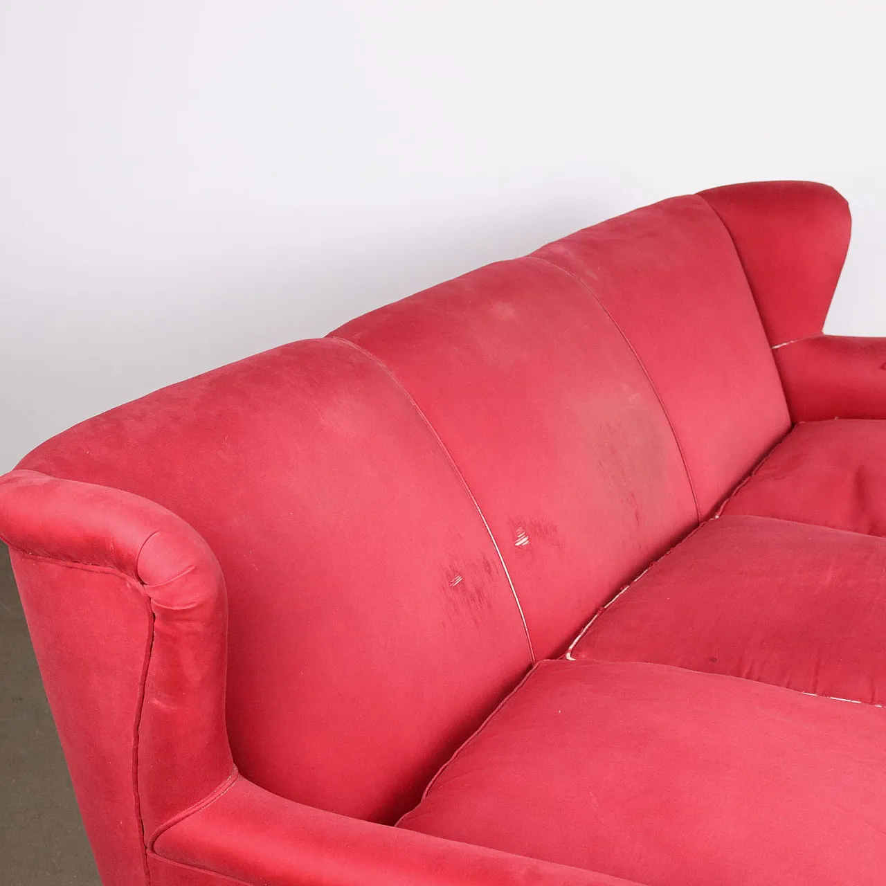 Divano in tessuto, anni '50 3