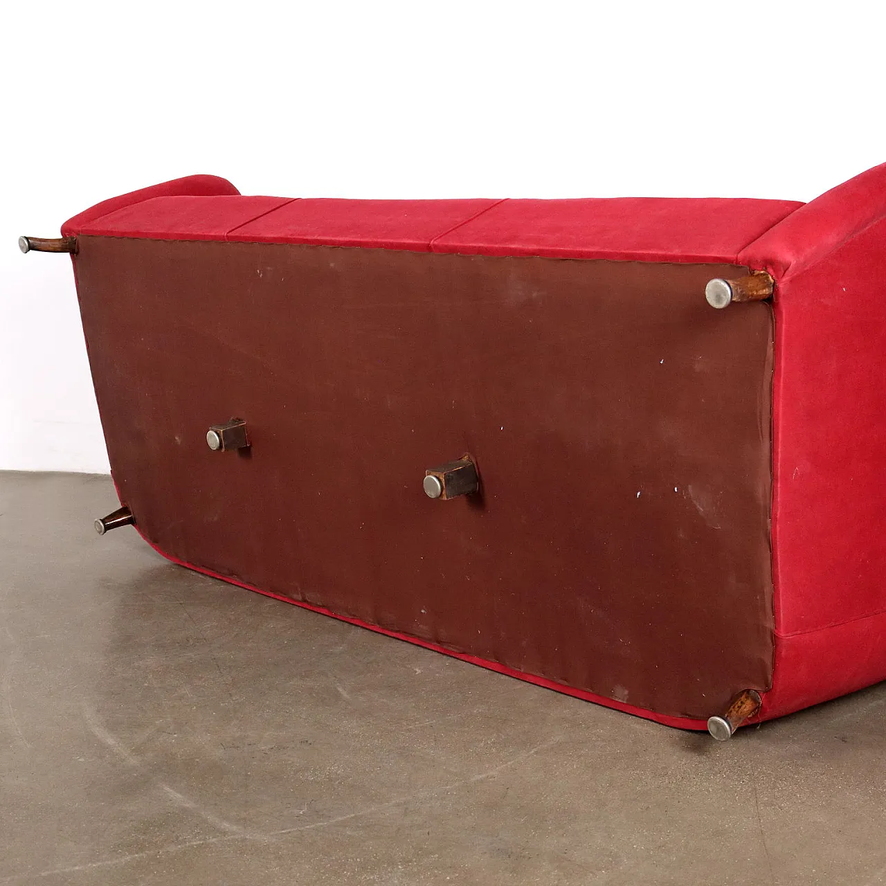 Divano in tessuto, anni '50 8