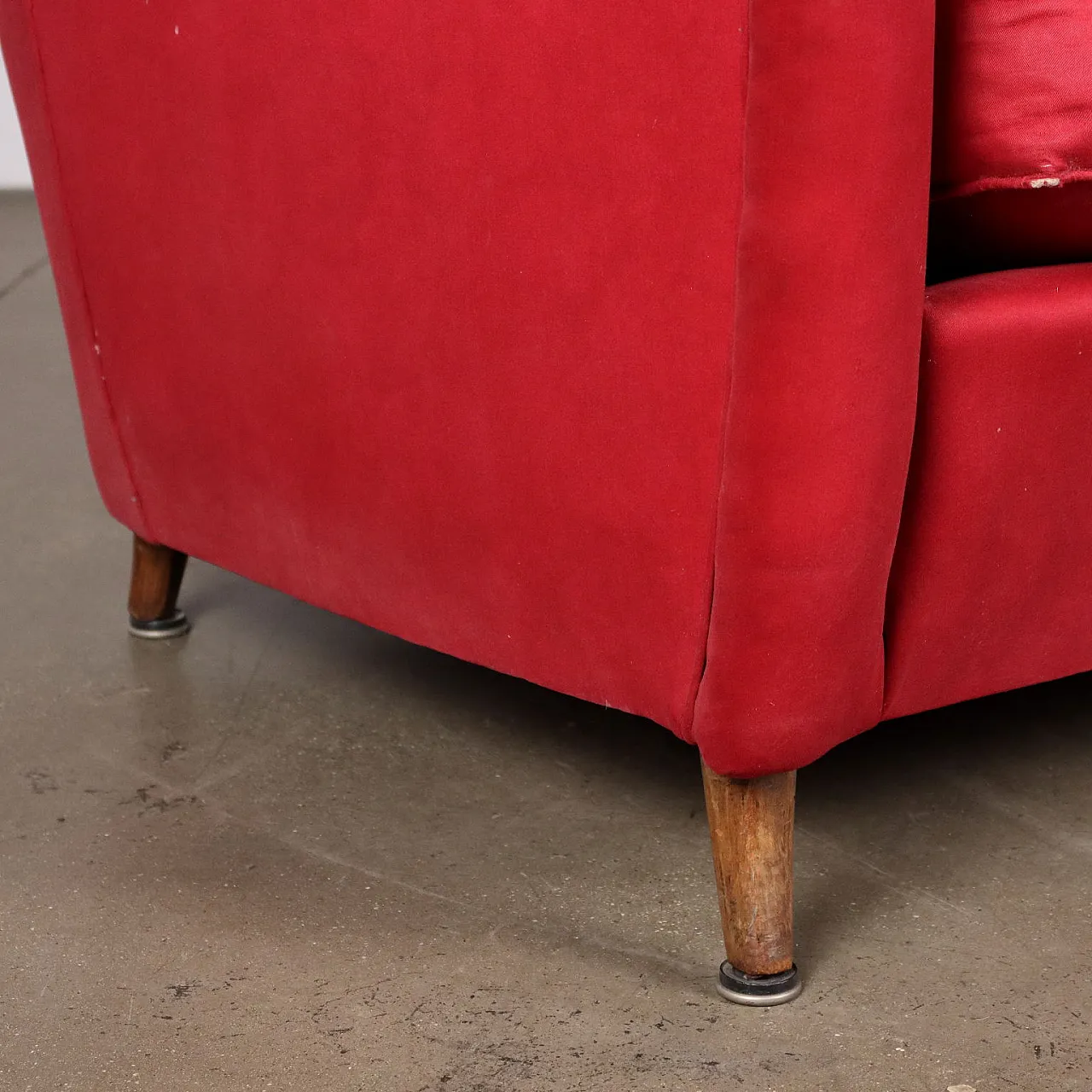 Divano in tessuto, anni '50 9