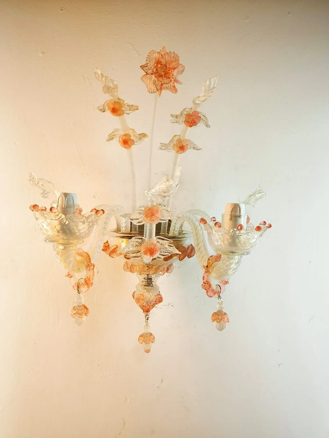 Lampada da parete di Barovier & Toso per Due Luci, anni '60 1