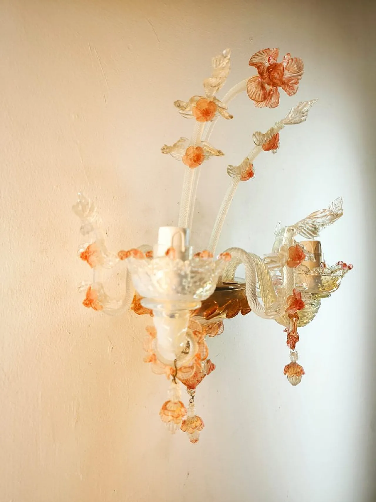 Lampada da parete di Barovier & Toso per Due Luci, anni '60 2