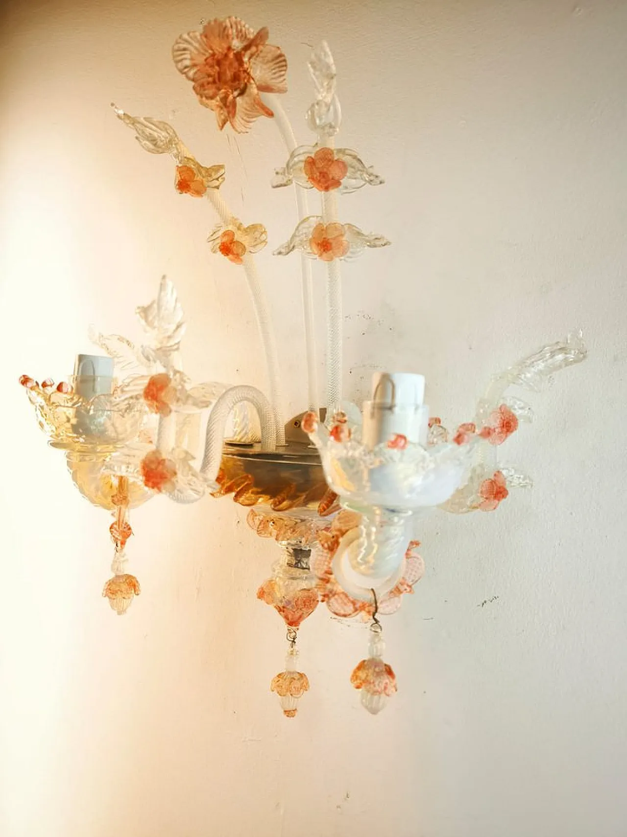 Lampada da parete di Barovier & Toso per Due Luci, anni '60 3