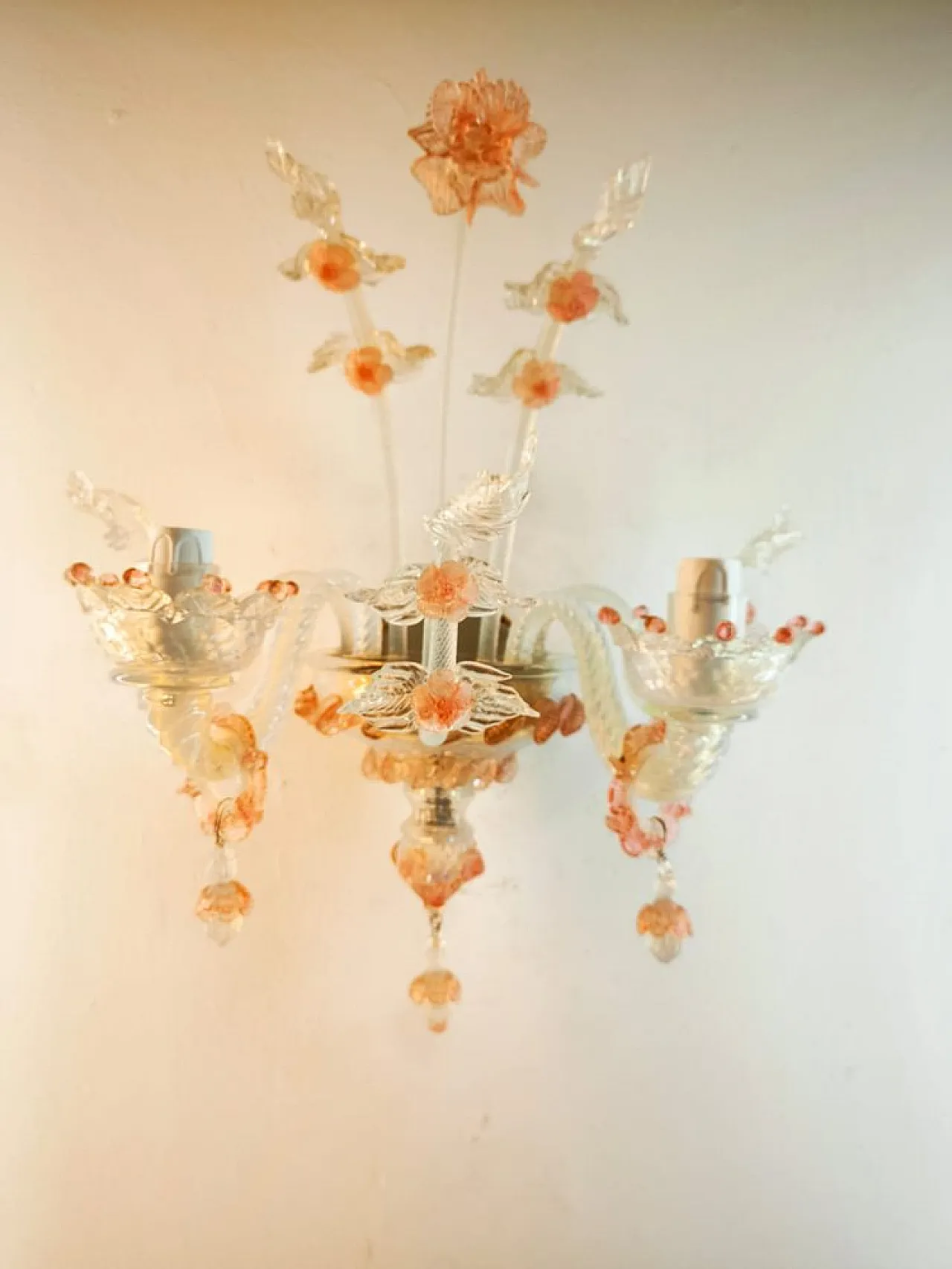 Lampada da parete di Barovier & Toso per Due Luci, anni '60 5