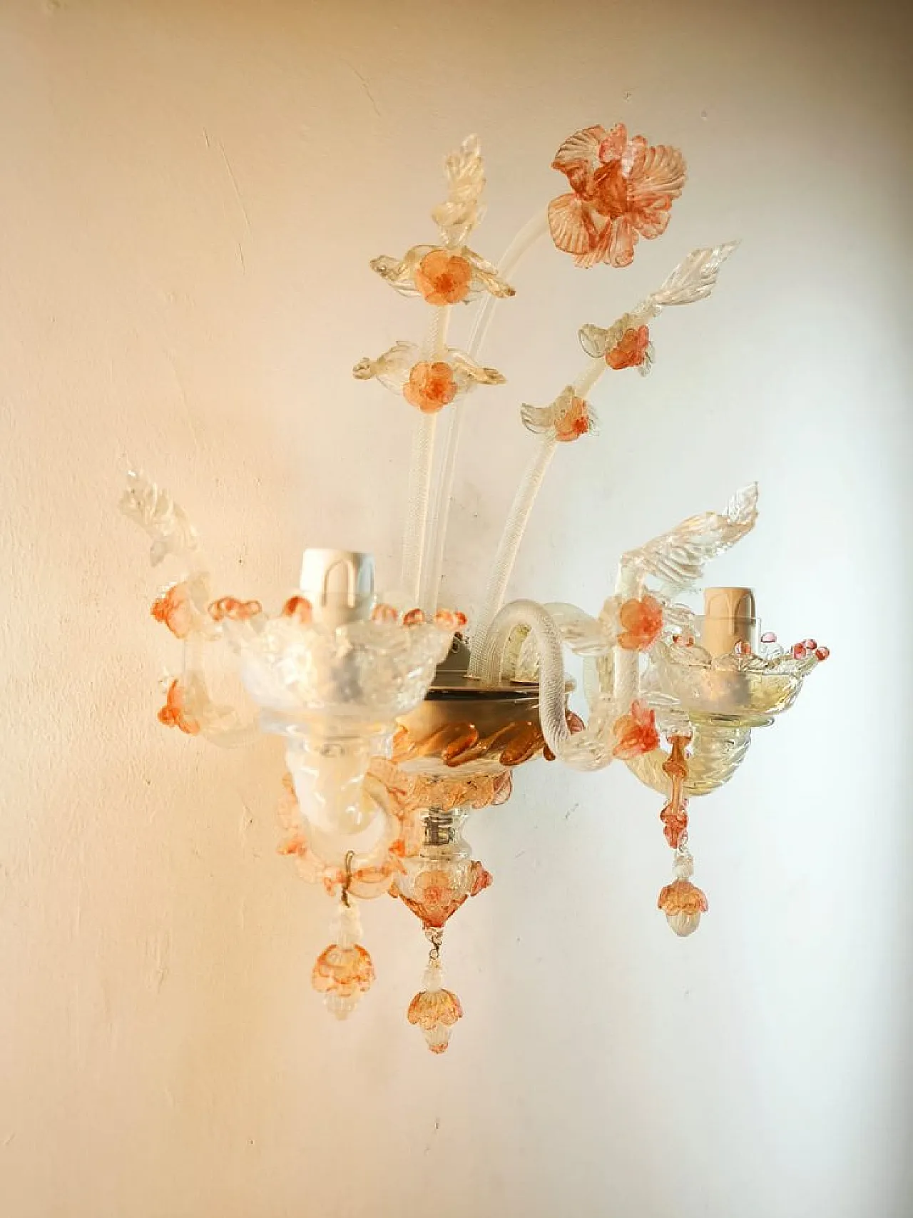 Lampada da parete di Barovier & Toso per Due Luci, anni '60 10