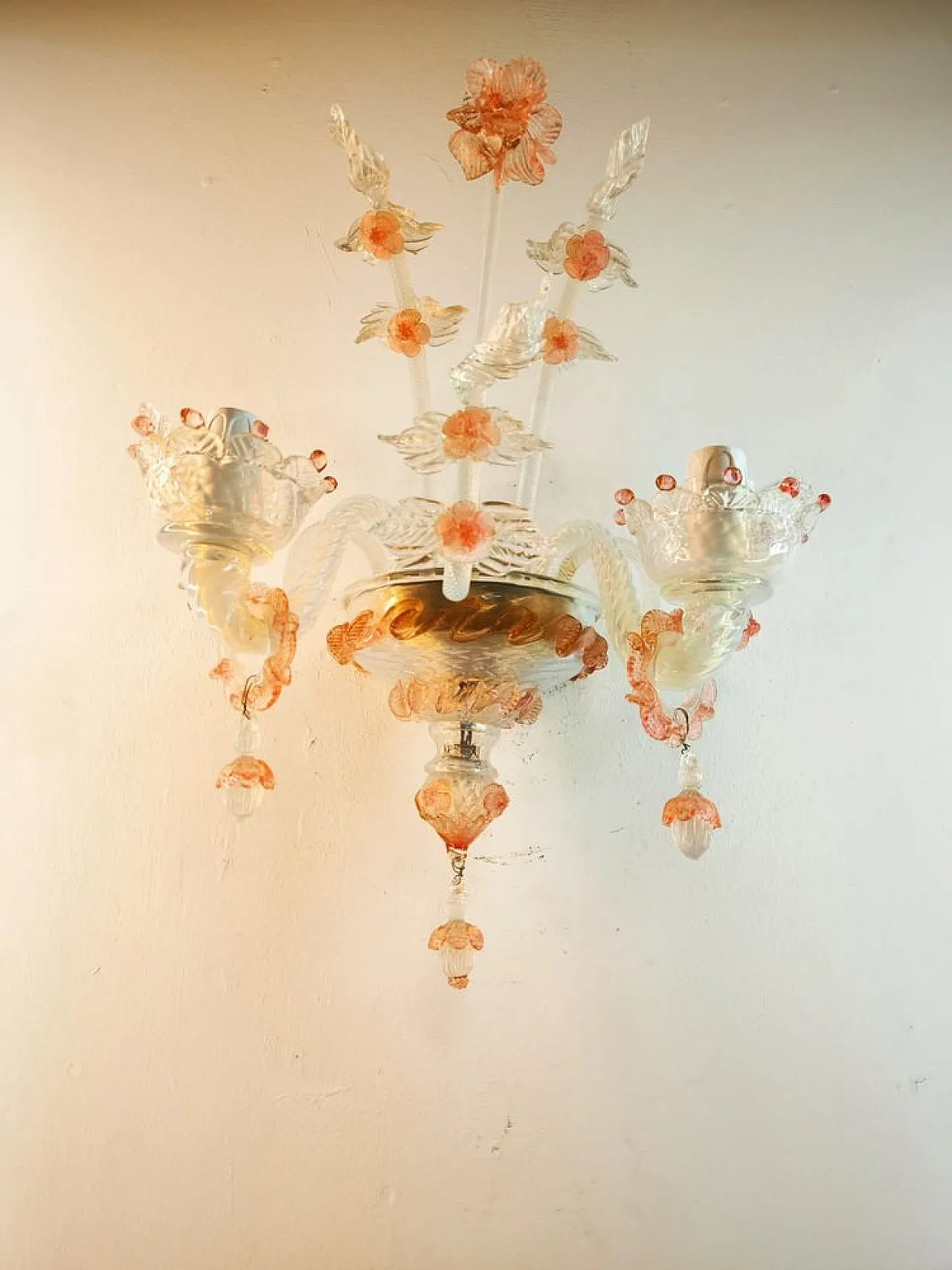 Lampada da parete di Barovier & Toso per Due Luci, anni '60 11