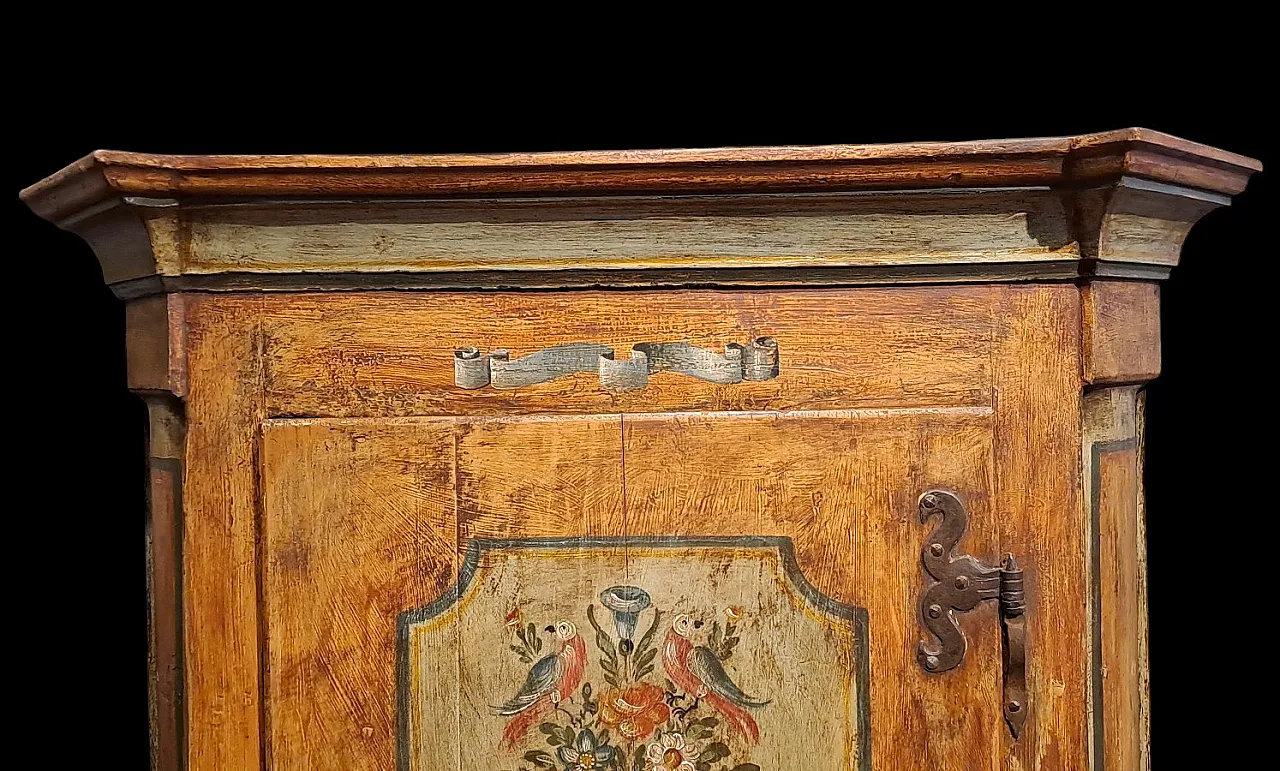 Armadio tirolese ad un'anta dipinto, '800 3