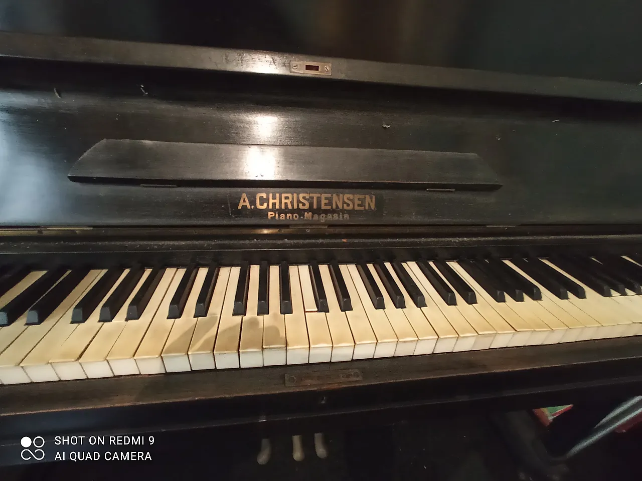 Vertical piano A. Christensen, 30s 2