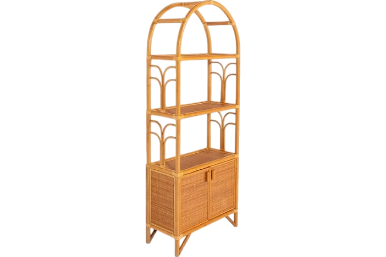 Bamboo and rattan cabinet, 1980s 7