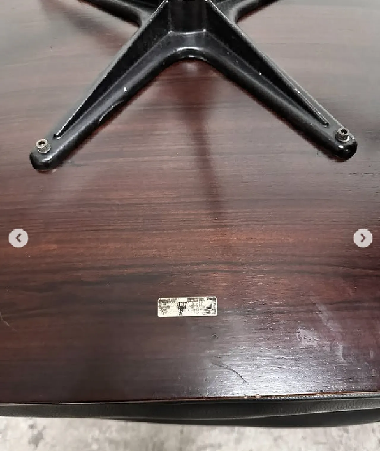 Lounge Chair & Ottoman di C. e R. Eames per Herman Miller, anni '70 10