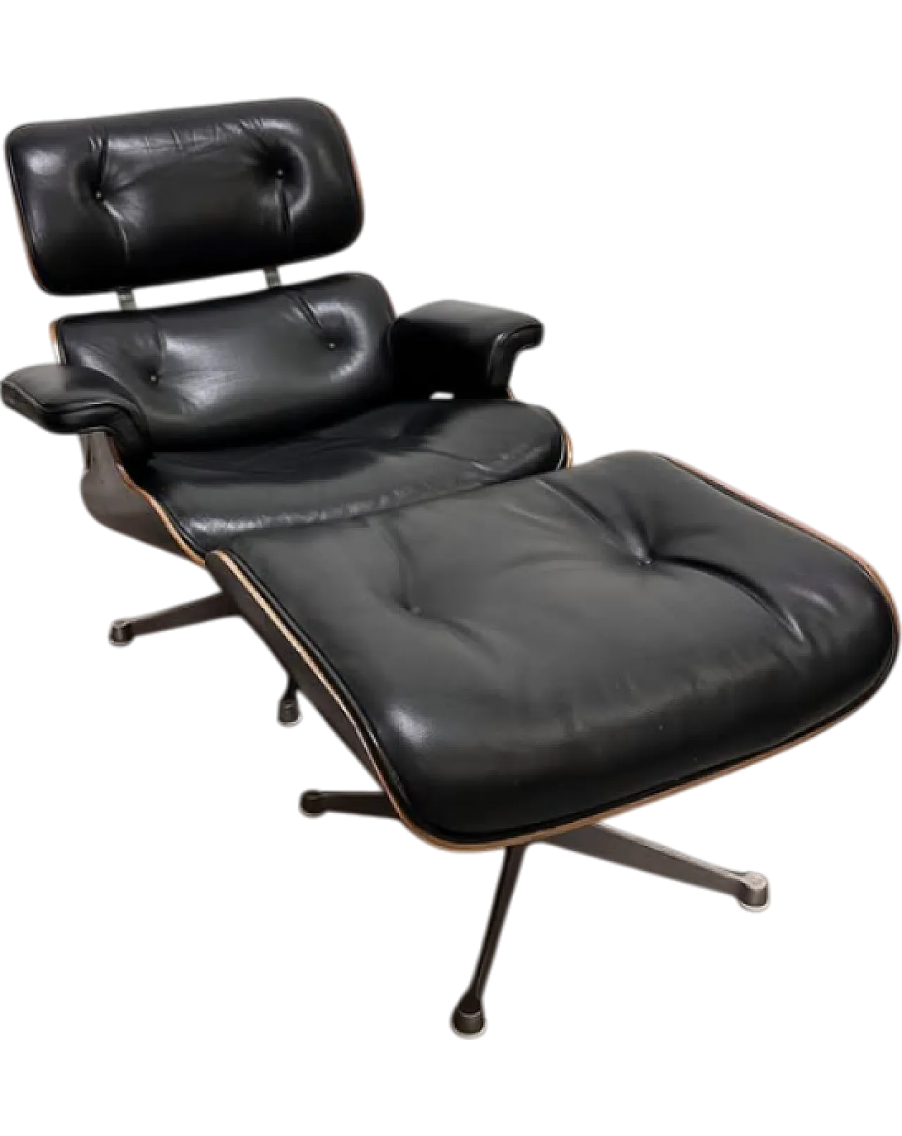 Lounge Chair & Ottoman di C. e R. Eames per Herman Miller, anni '70 14