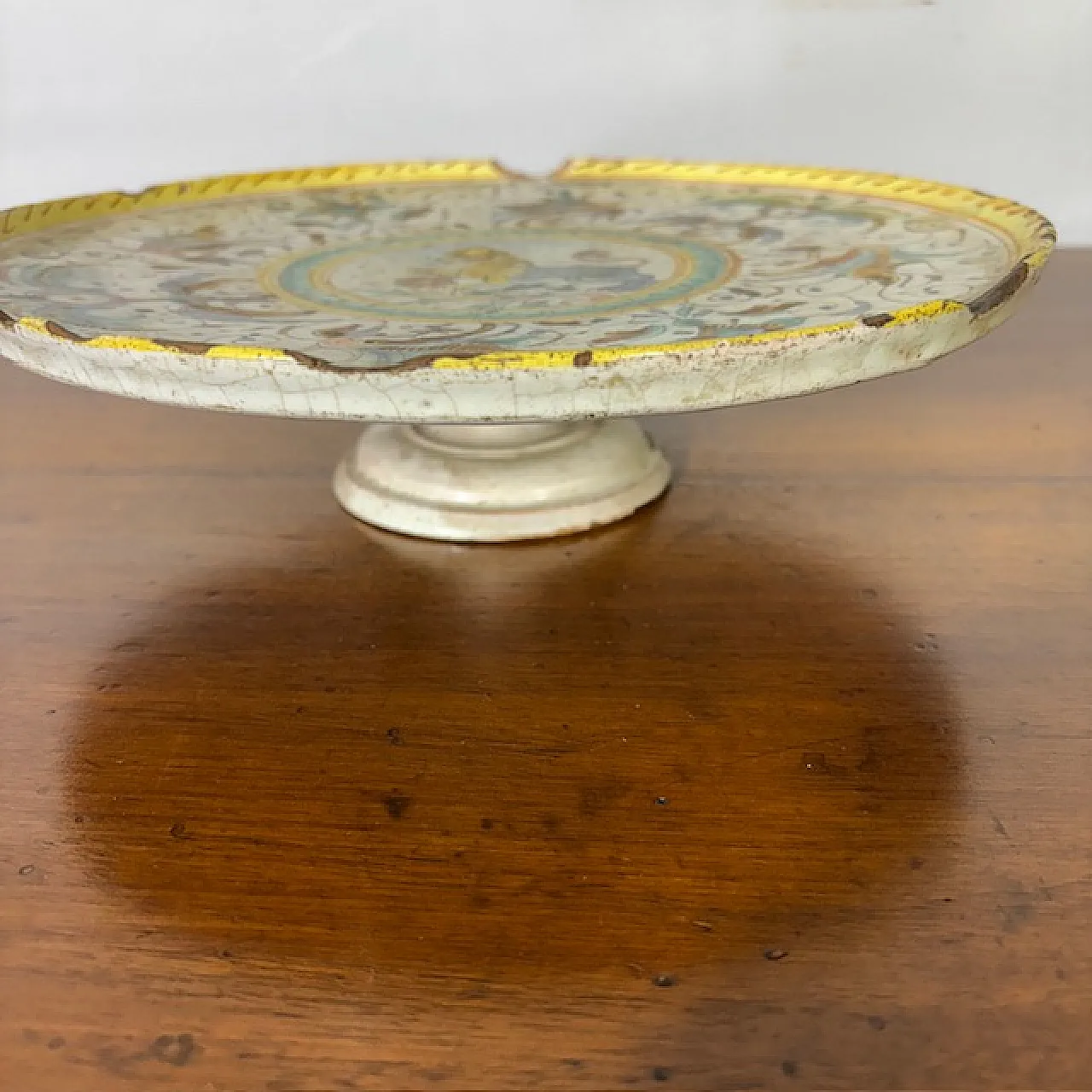 Piatto Deruta con Leone maiolica, '600 2