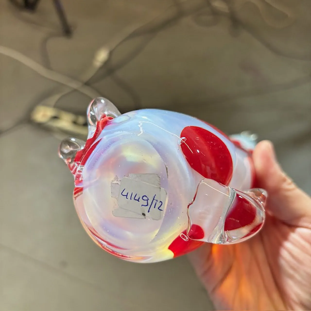 Scultura vetro Murano Cane, anni '70 10