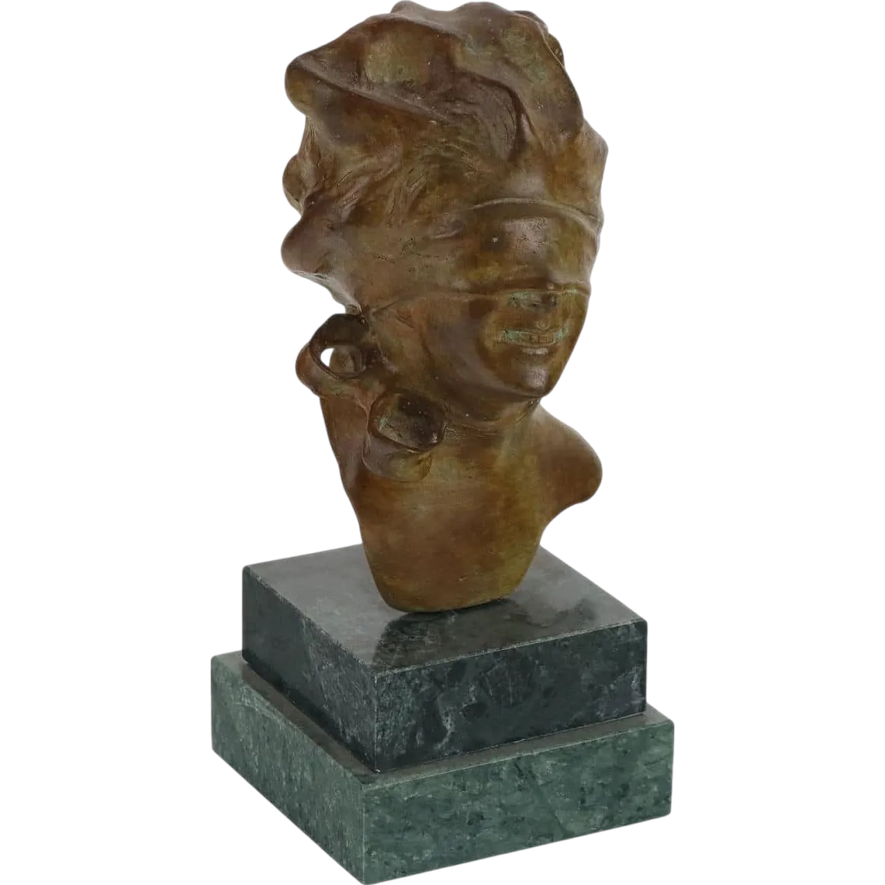 La Dea Bendata di Giuseppe Renda, scultura in bronzo, fine '900 9