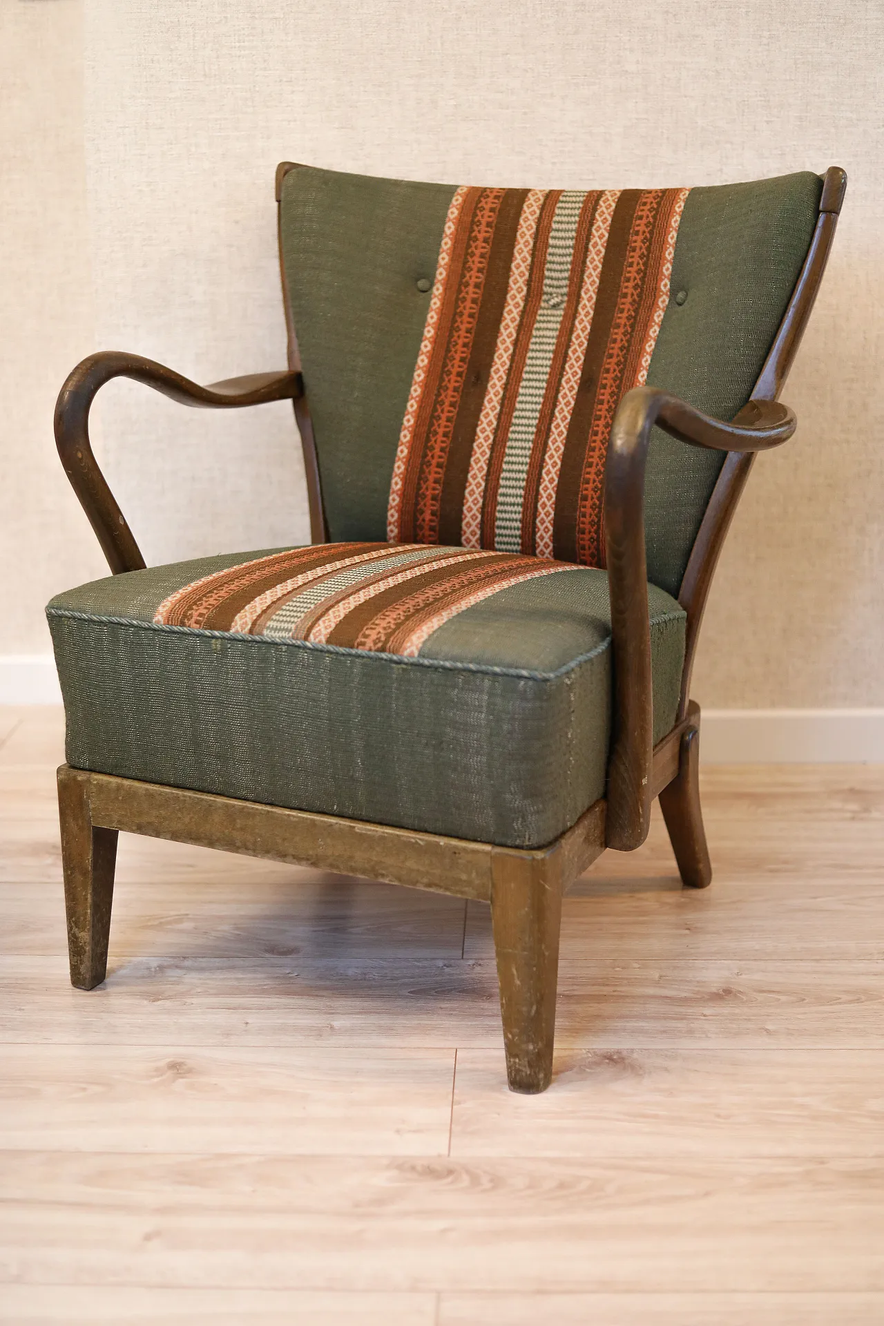 Poltrona retrò vintage di Alfred Christensen, anni '50 1