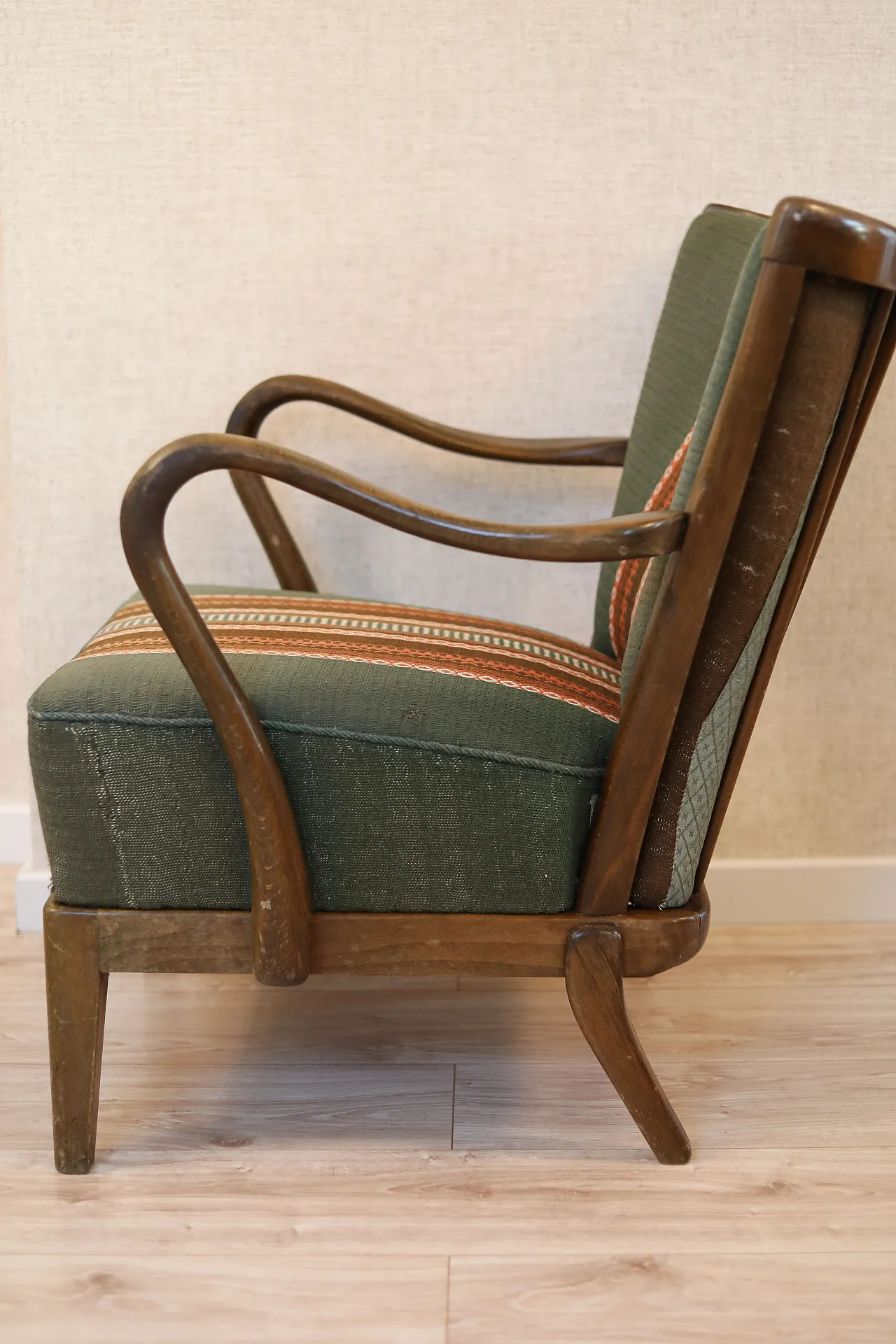 Poltrona retrò vintage di Alfred Christensen, anni '50 4