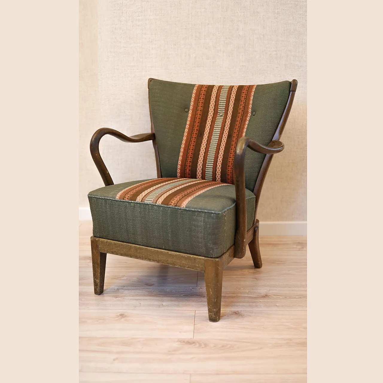 Poltrona retrò vintage di Alfred Christensen, anni '50 12