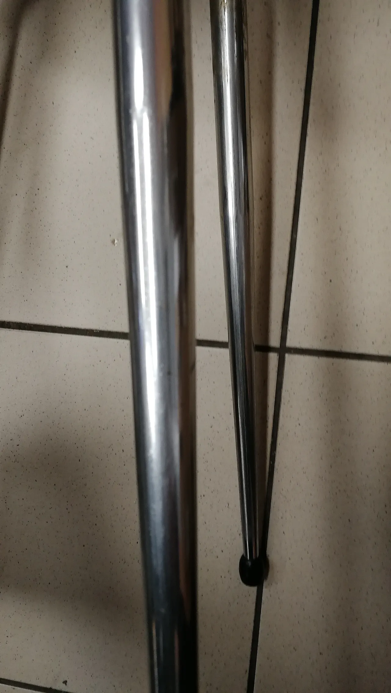 Stool in blue Formica, 70s 8