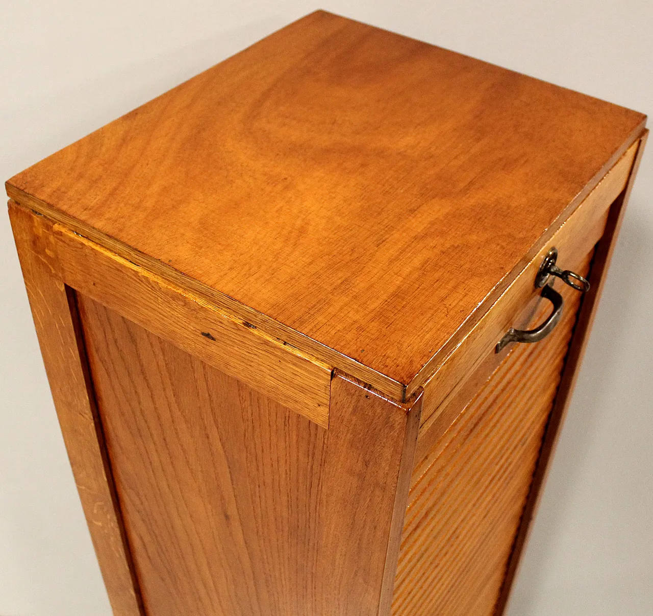 Classificatore archivio schedario serranda in rovere, primi '900 6