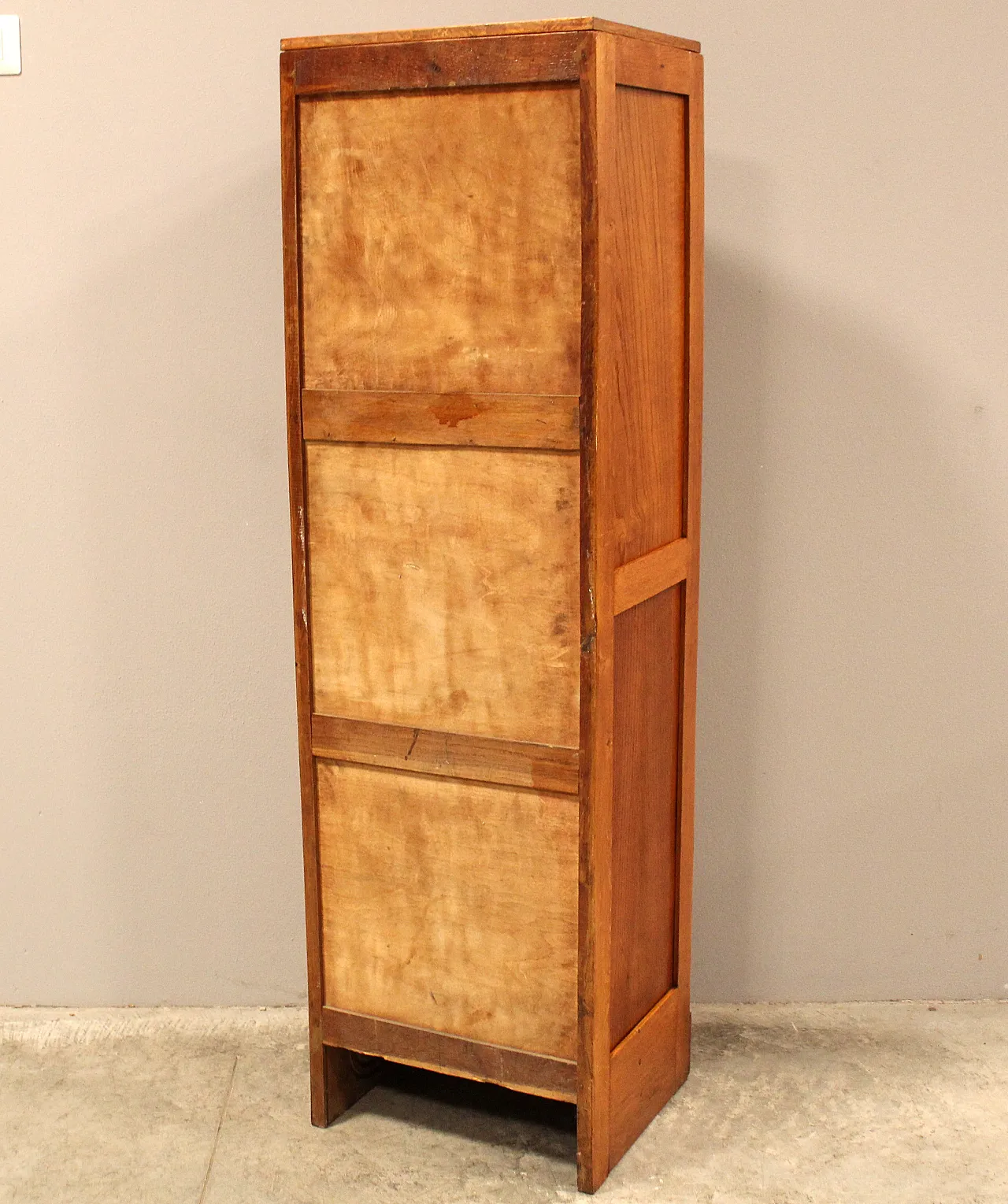 Classificatore archivio schedario serranda in rovere, primi '900 8