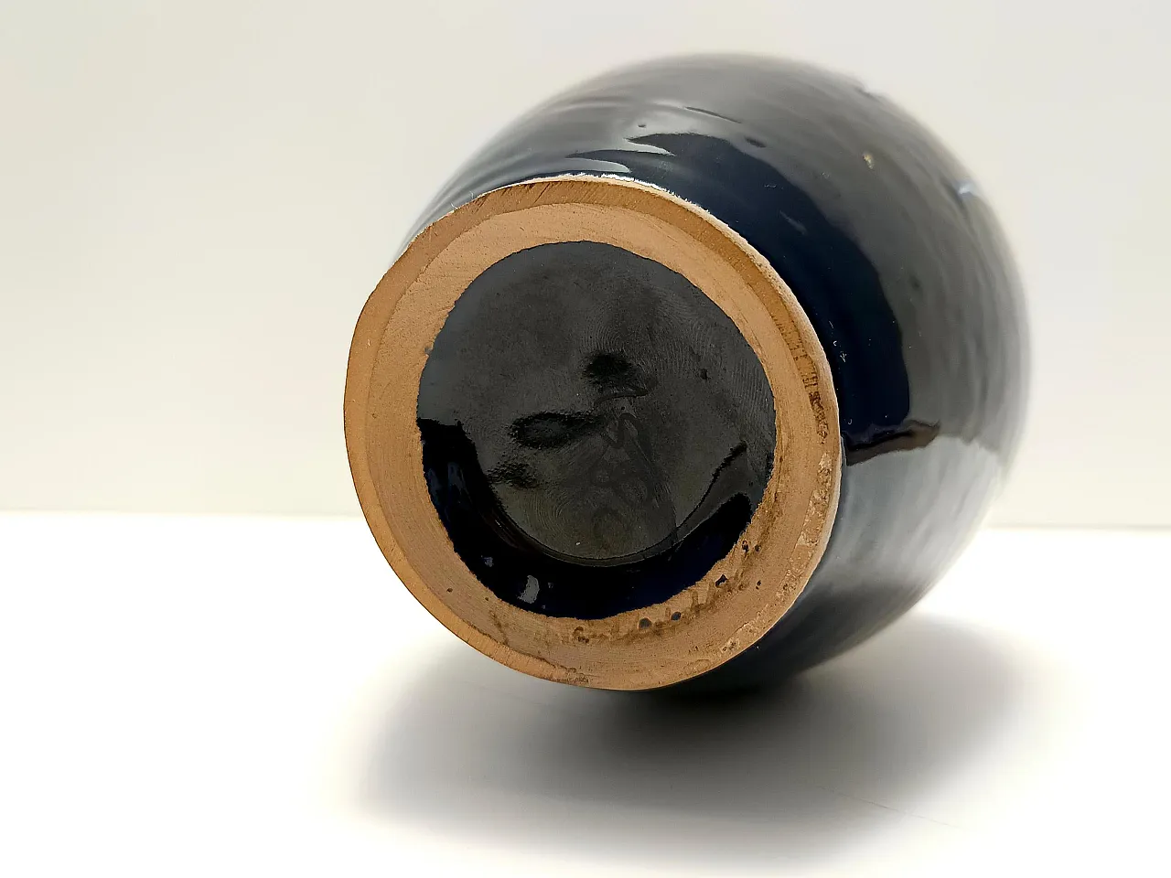 Multicolored Glazed Earthenware Vase by Roberto Rigon for Bertoncello, Italy 9