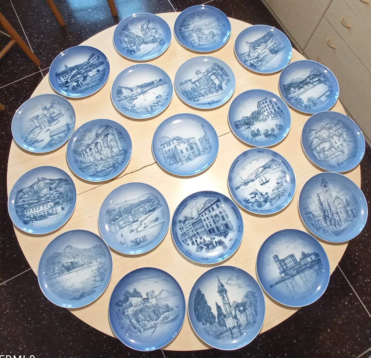 Piatti da collezione Genova Antica, anni '90 1