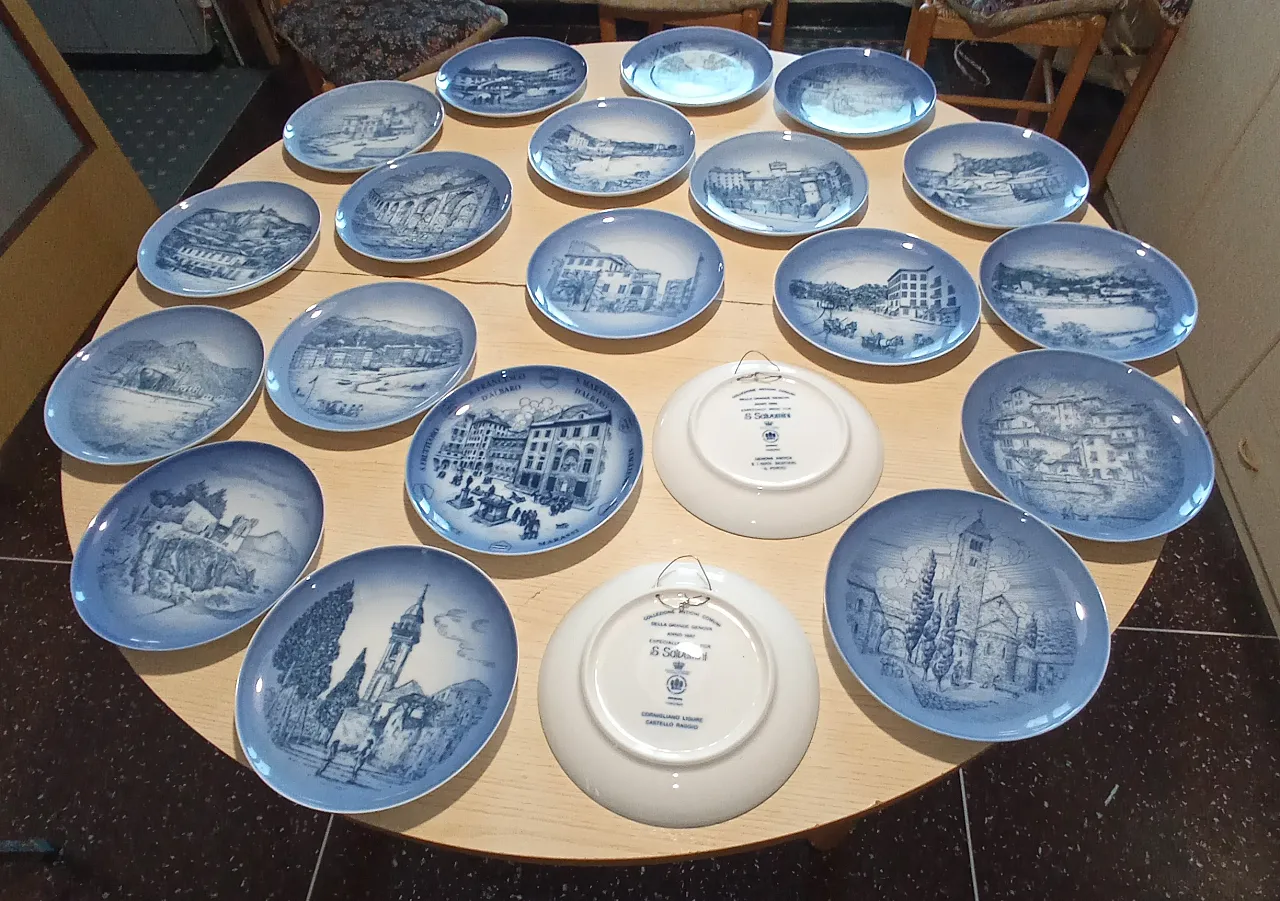 Piatti da collezione Genova Antica, anni '90 3