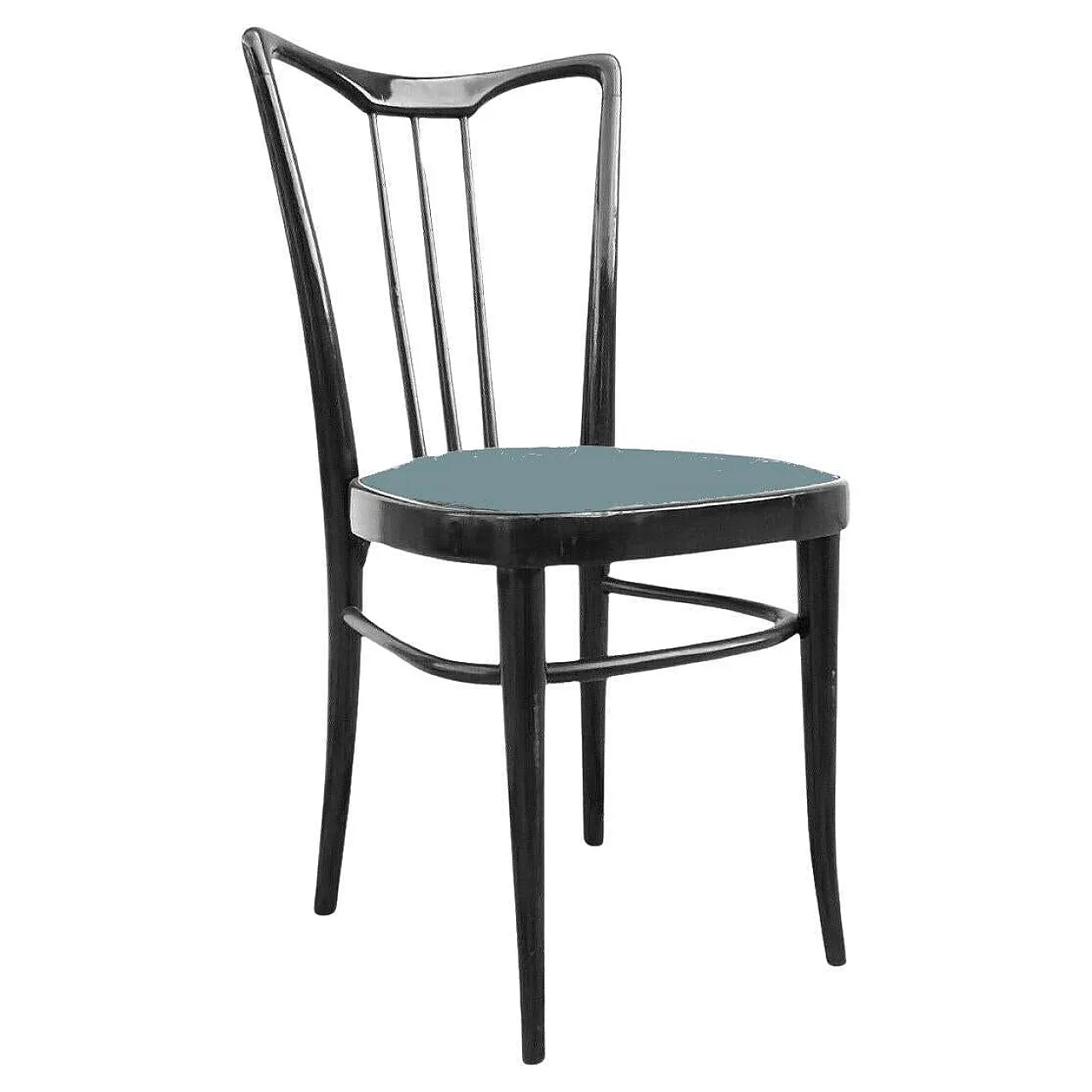 6 Sedie in legno laccato di Paolo Buffa, anni '30 1